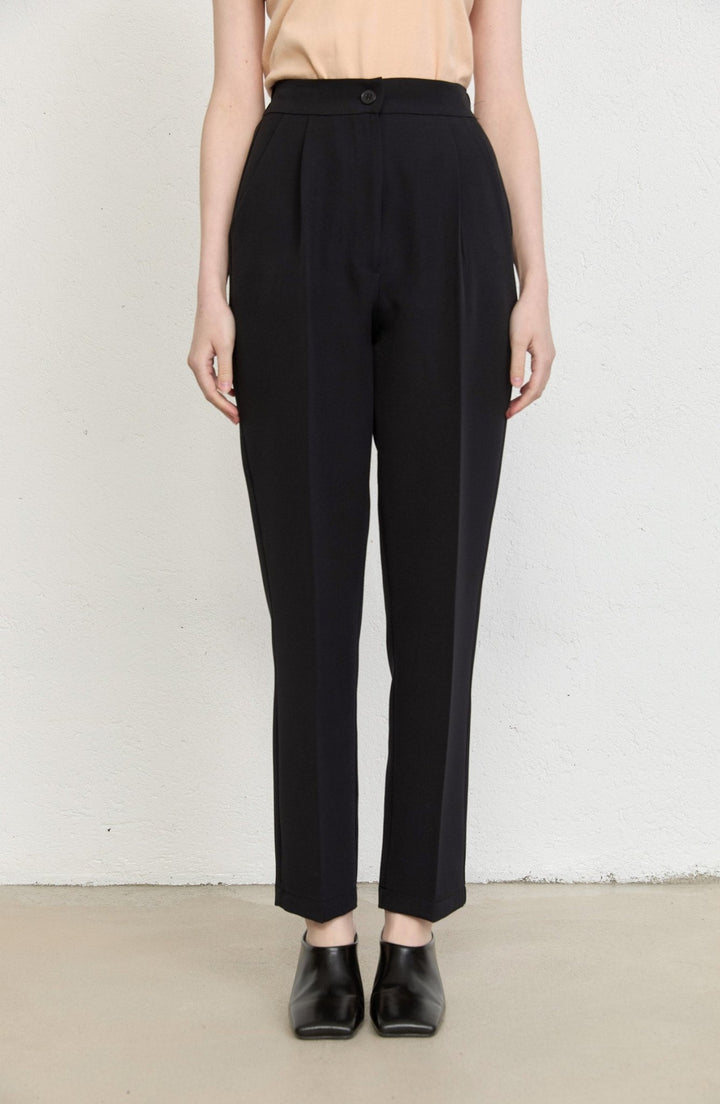 Double Siyah Fit Pantolon - Fatma Atasoy