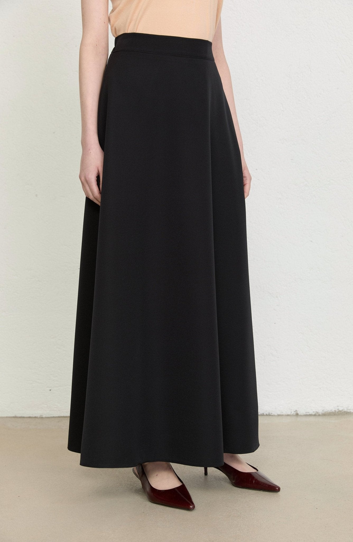 Double Siyah Kloş Etek - Fatma Atasoy