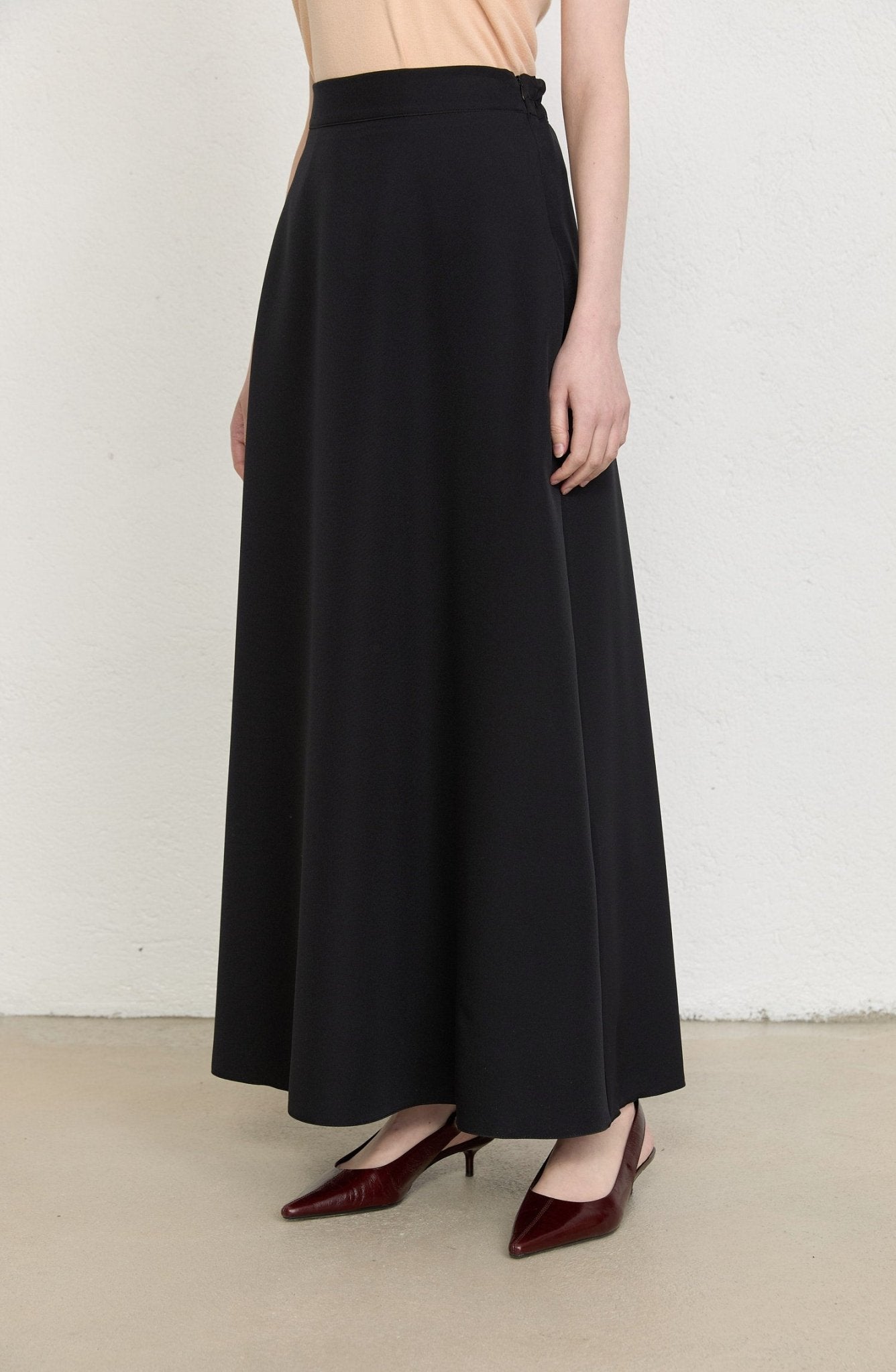 Double Siyah Kloş Etek - Fatma Atasoy