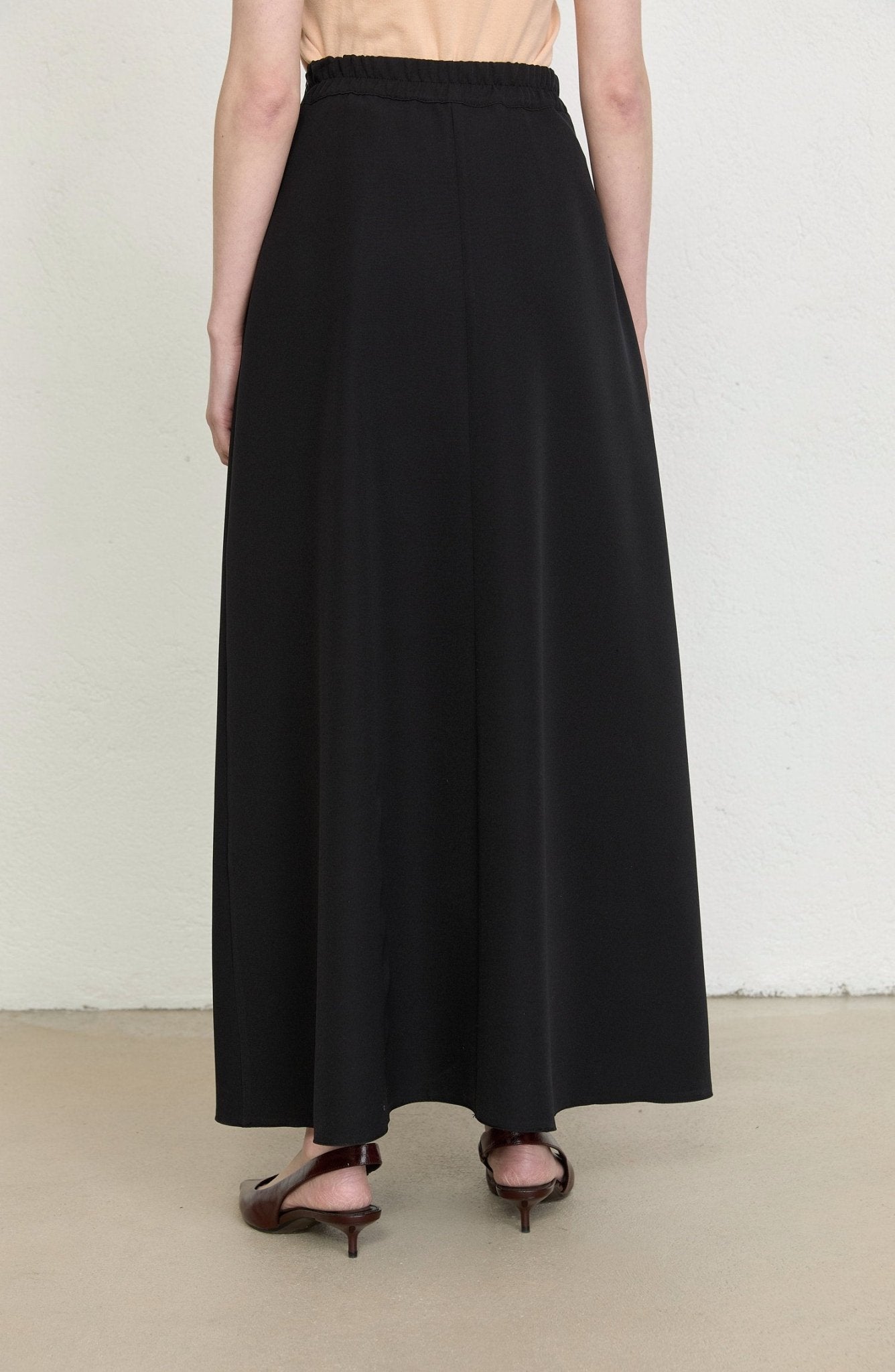 Double Siyah Kloş Etek - Fatma Atasoy