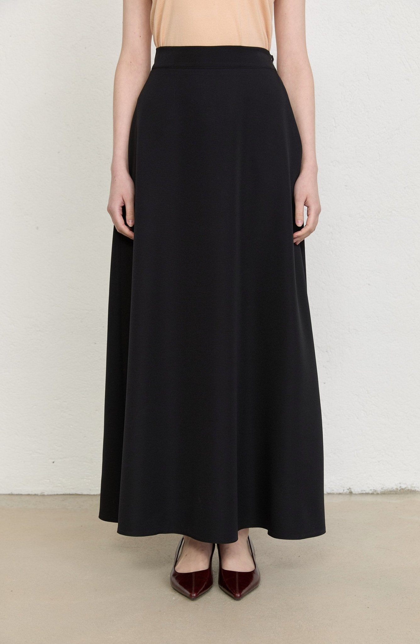 Double Siyah Kloş Etek - Fatma Atasoy