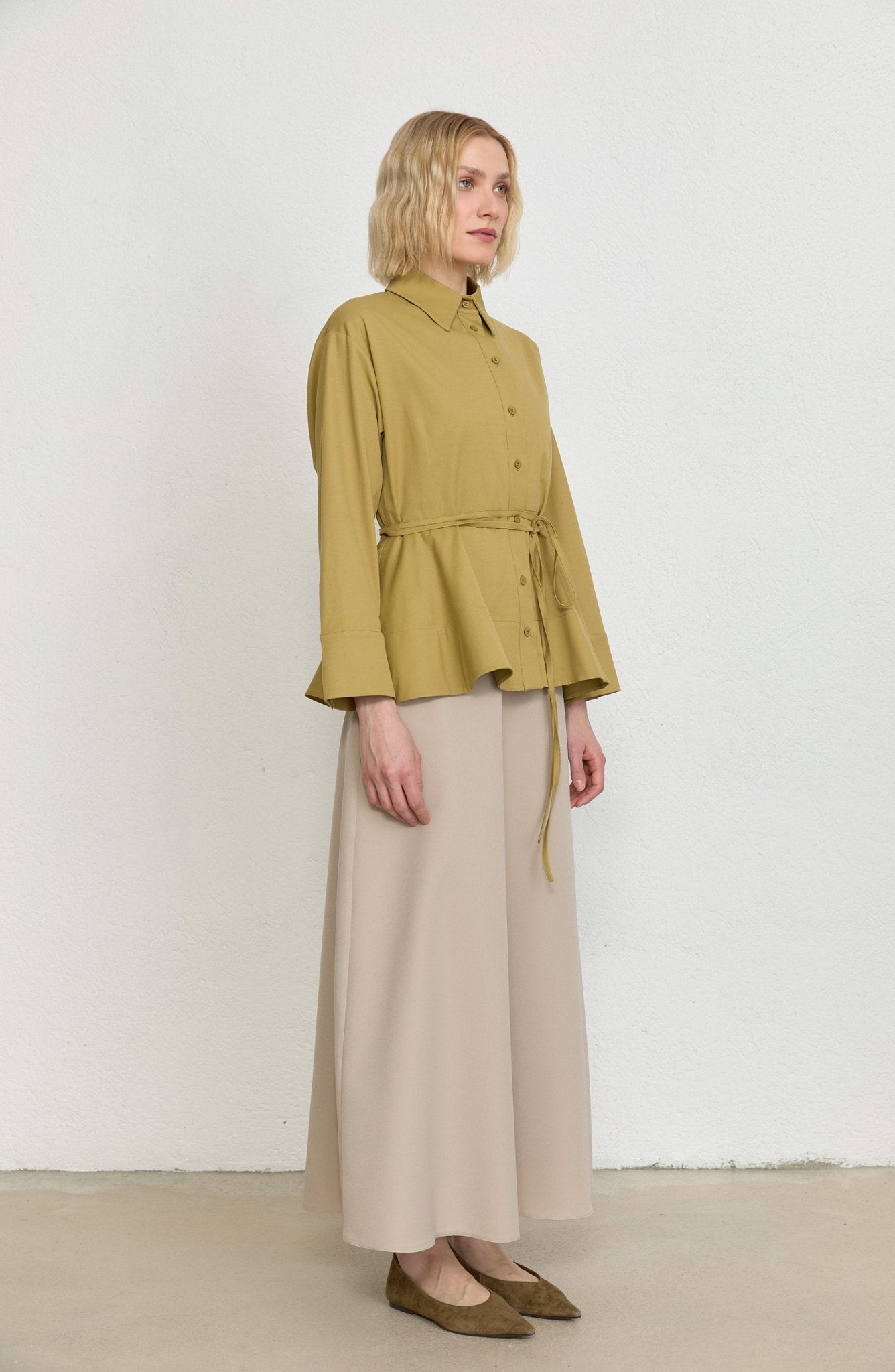 Double Taş Kloş Etek - Fatma Atasoy