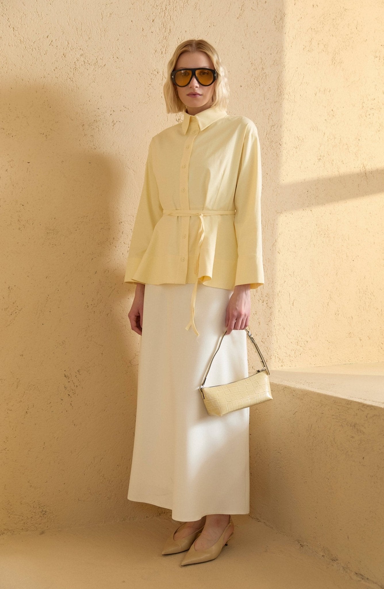 Double Vanilya Kloş Etek - Fatma Atasoy