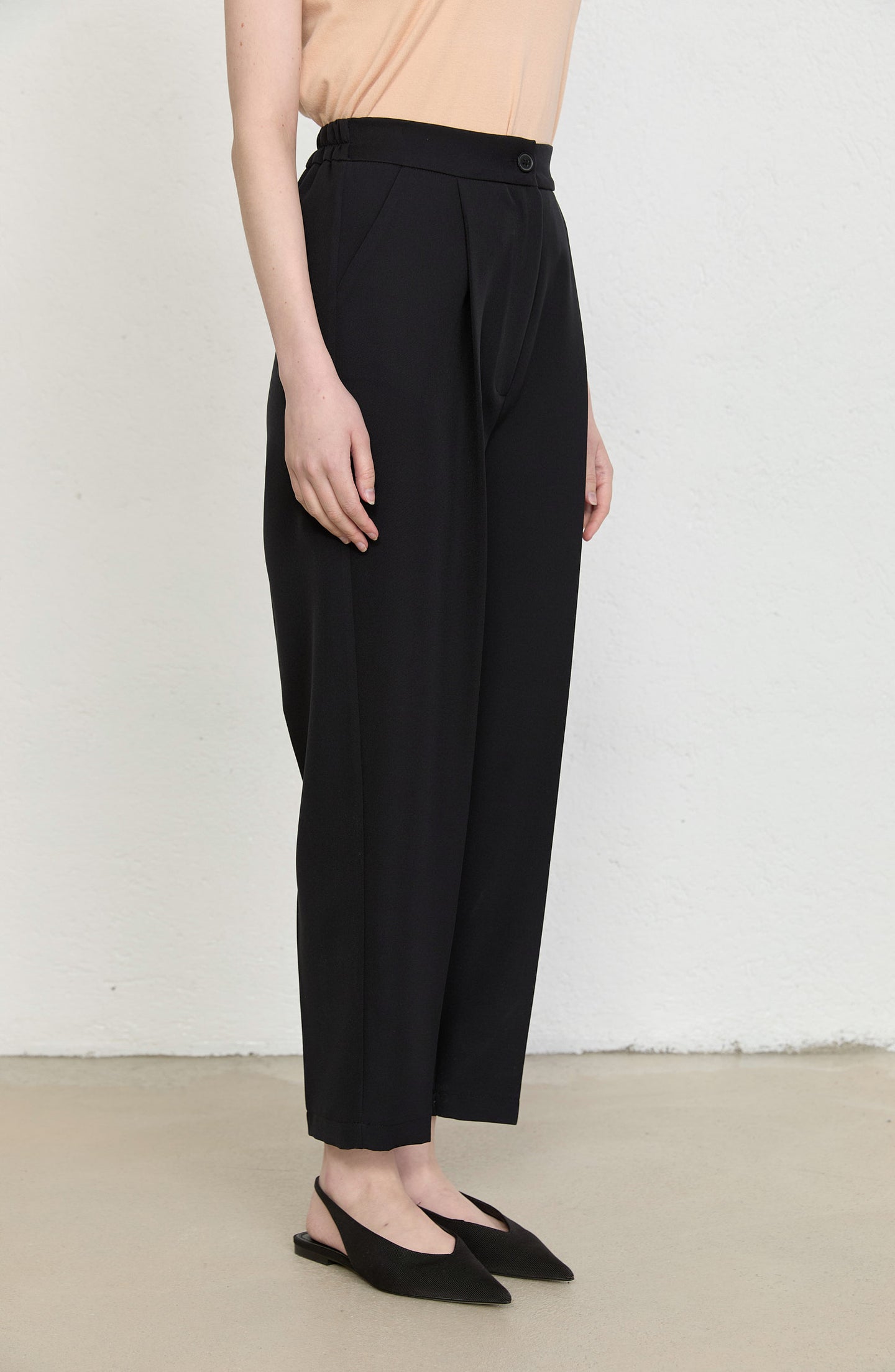 Double Barrel Siyah Fit Pantolon
