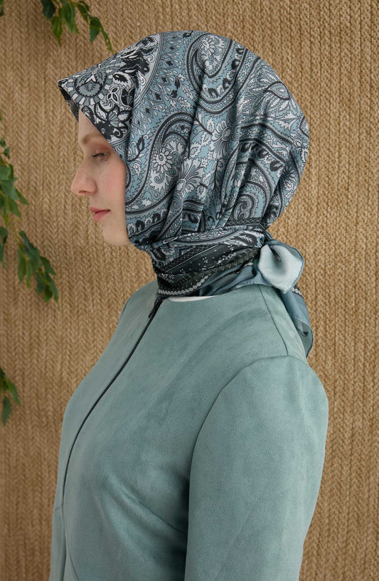 Amelia Okyanus Etnik Desen Eşarp