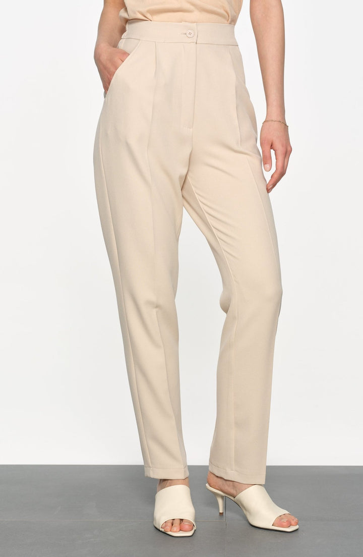 Fit Pantolon Taş - Fatma Atasoy