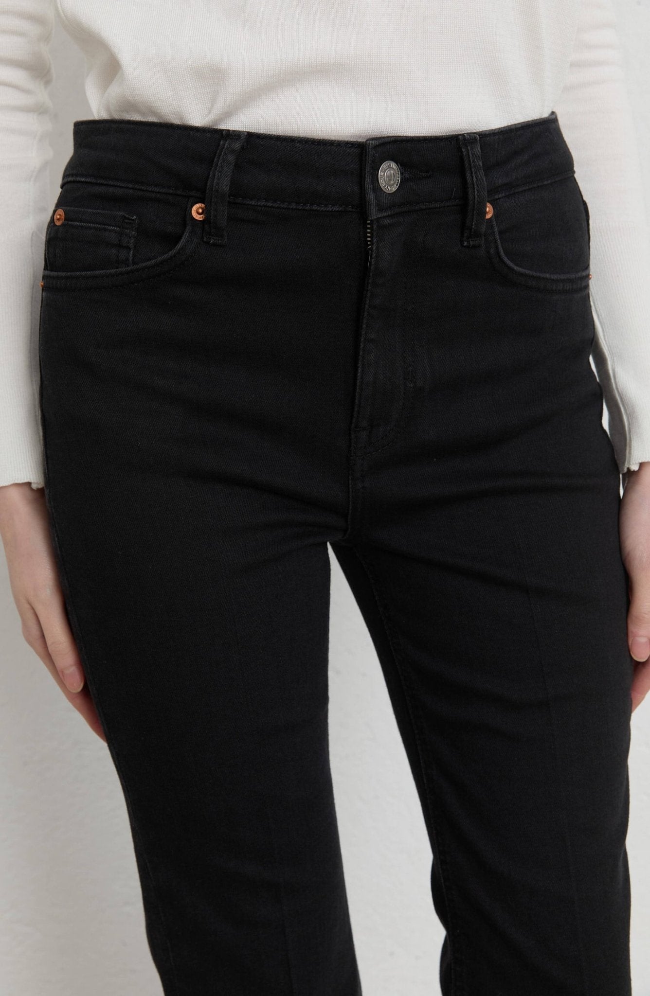 Flare Siyah Denim Pantolon - Fatma Atasoy