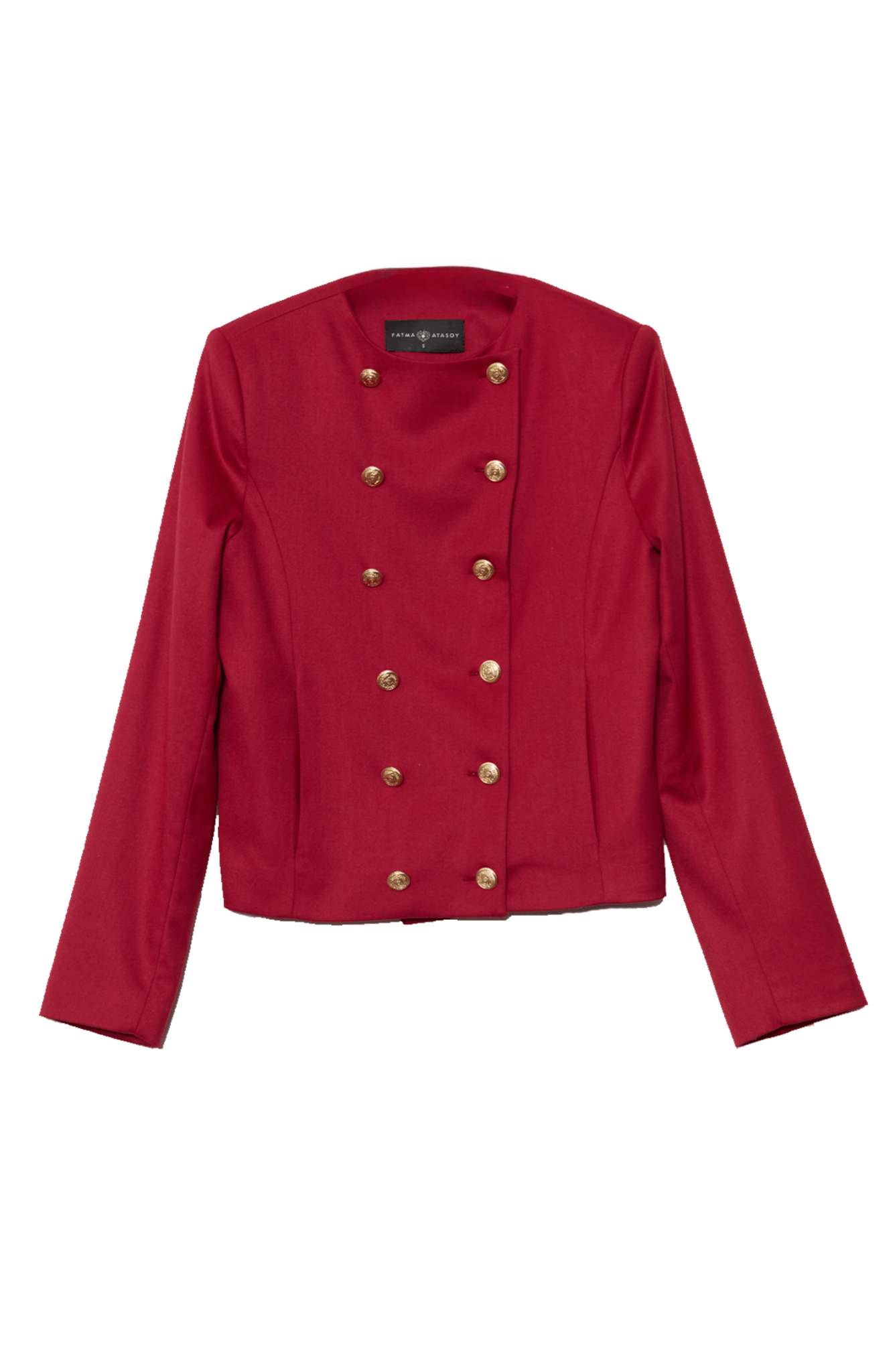Gabardin Bordo Ceket Etek Takım - Fatma Atasoy
