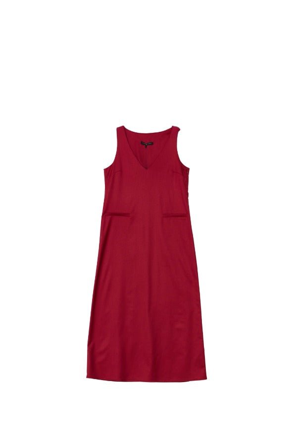Gabardin Bordo Jile - Fatma Atasoy