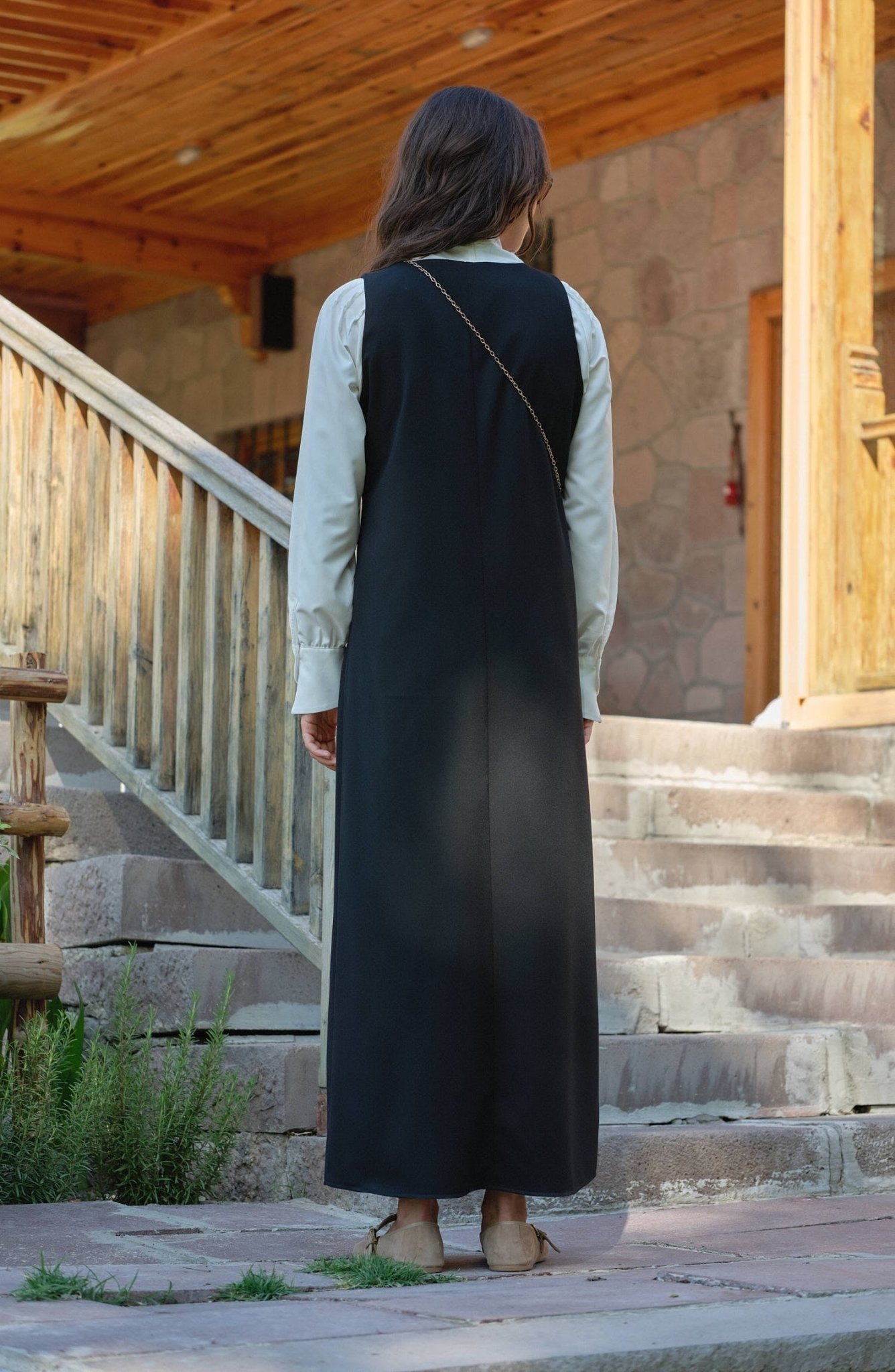 Gabardin Siyah Jile - Fatma Atasoy