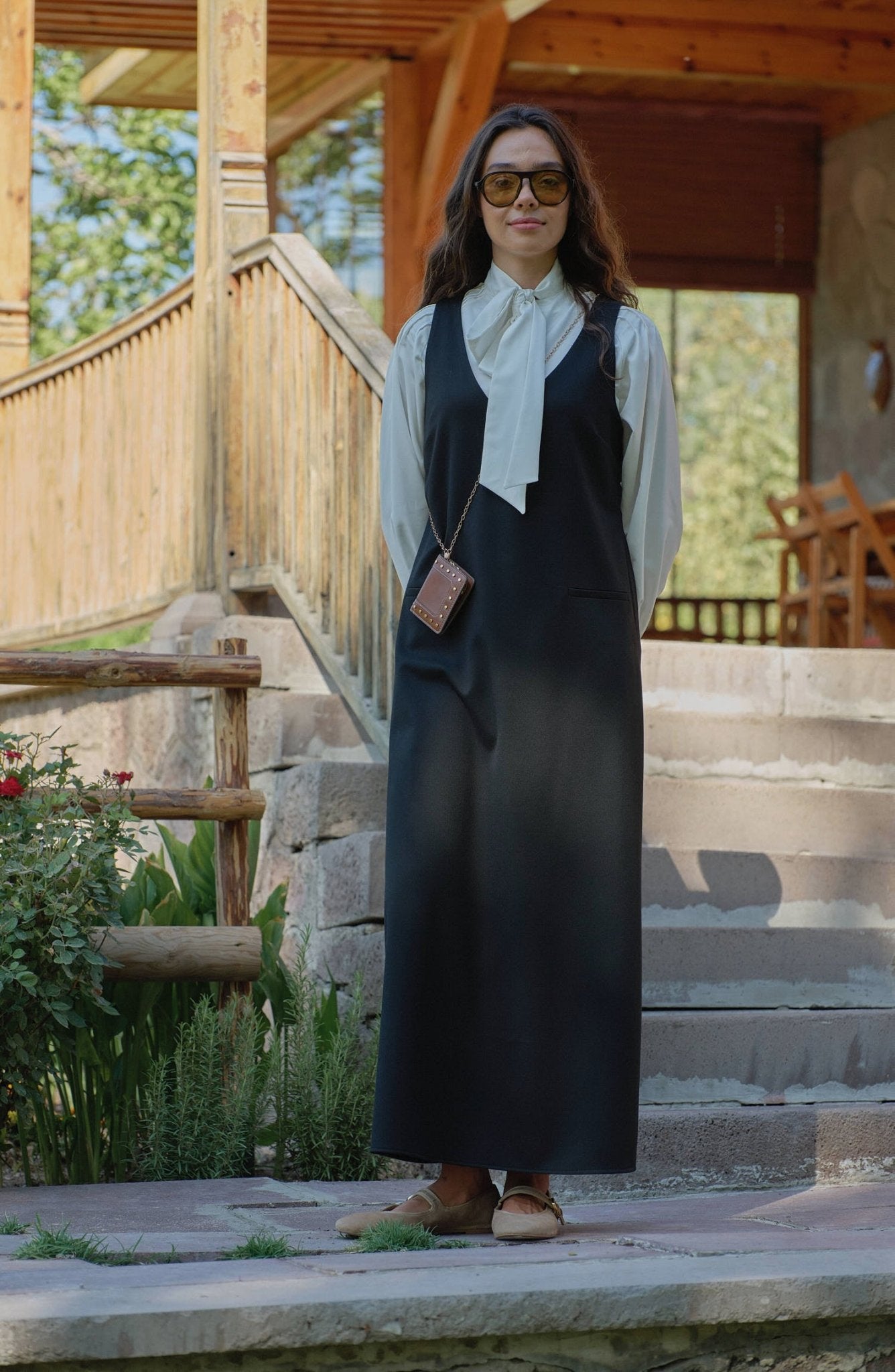 Gabardin Siyah Jile - Fatma Atasoy