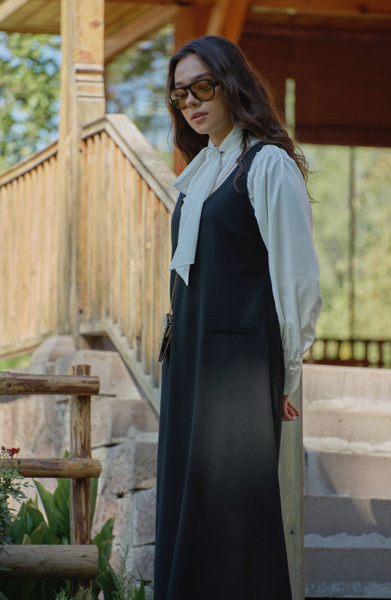 Gabardin Siyah Jile - Fatma Atasoy