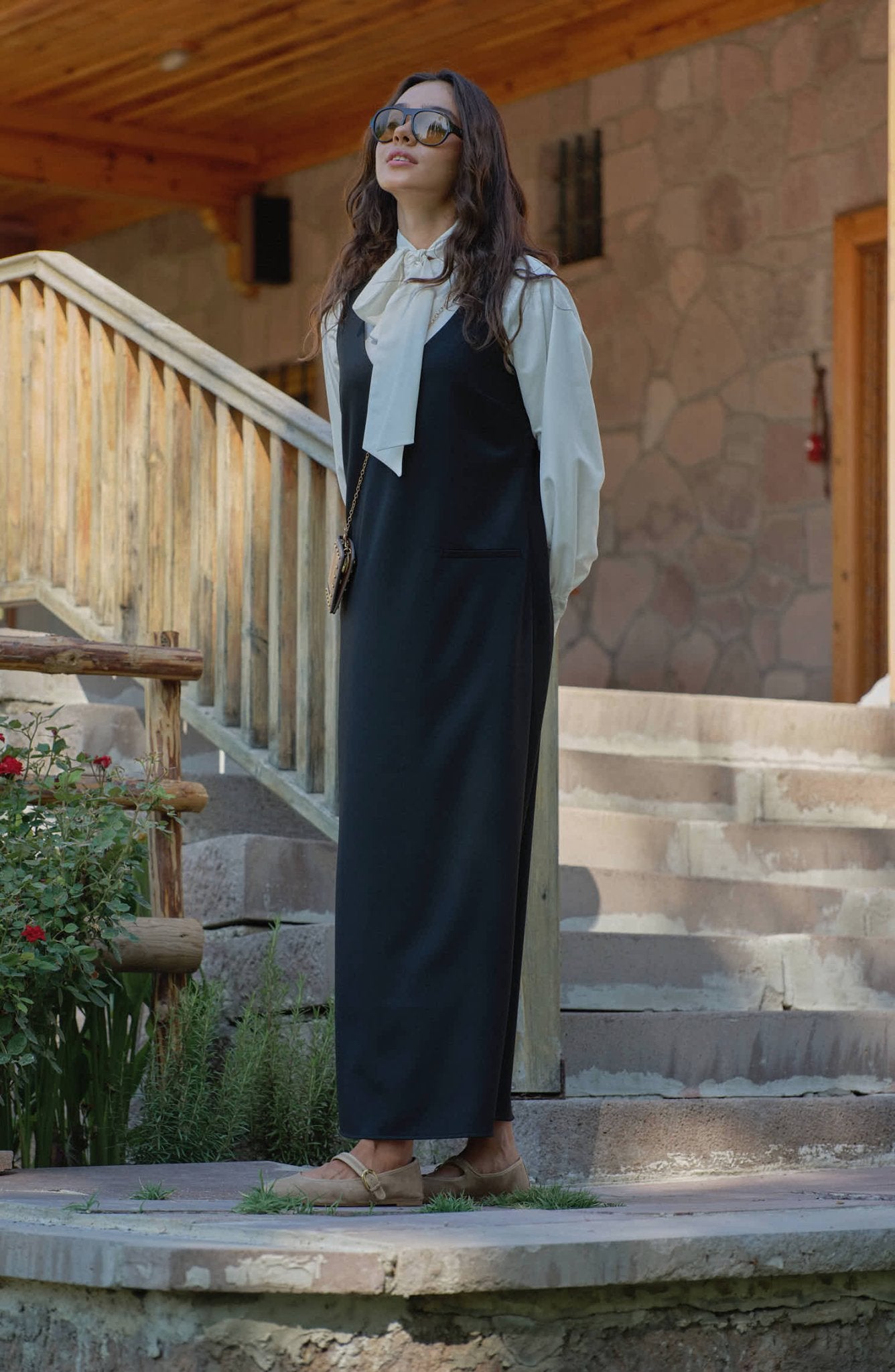 Gabardin Siyah Jile - Fatma Atasoy