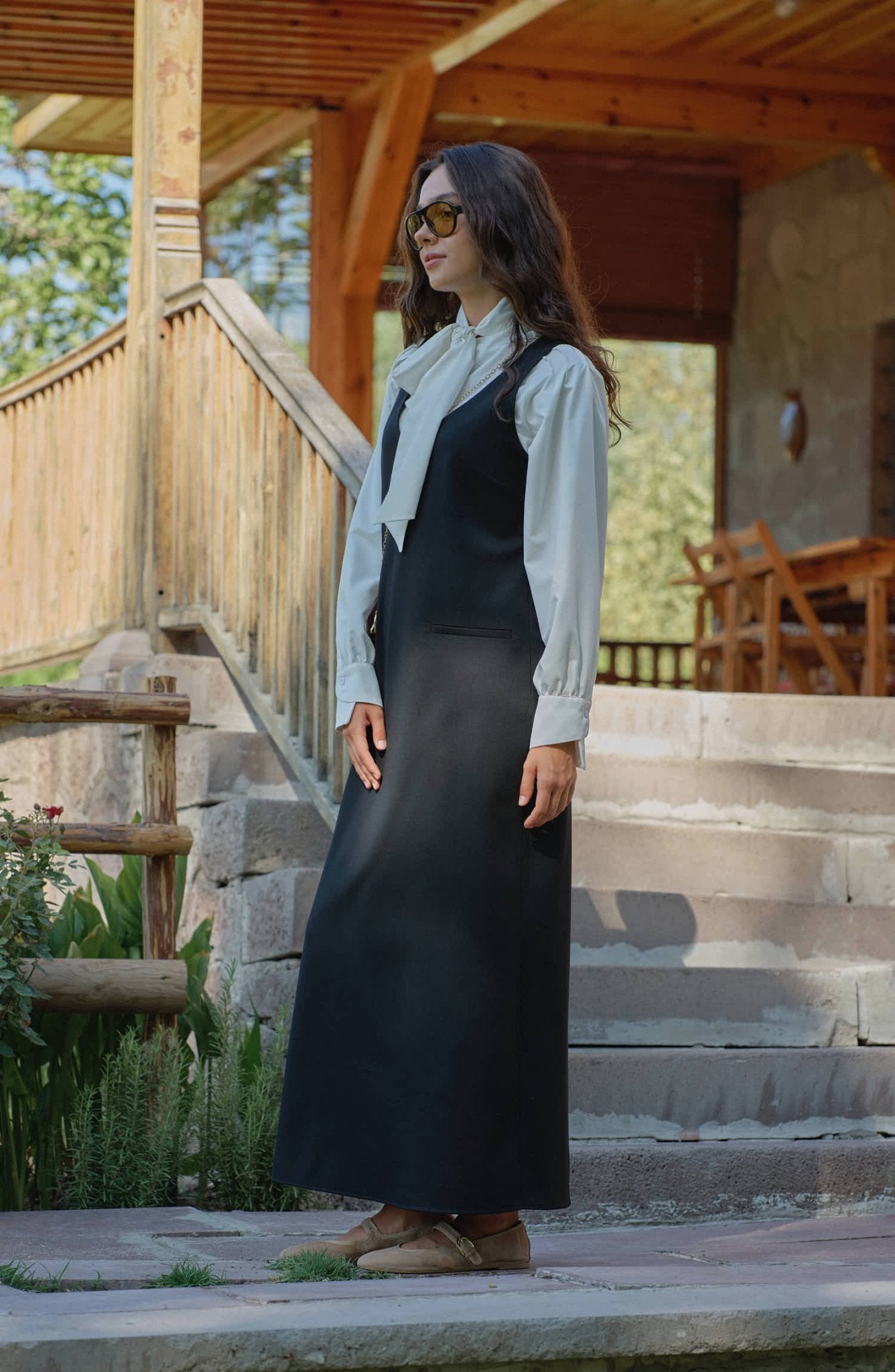 Gabardin Siyah Jile - Fatma Atasoy