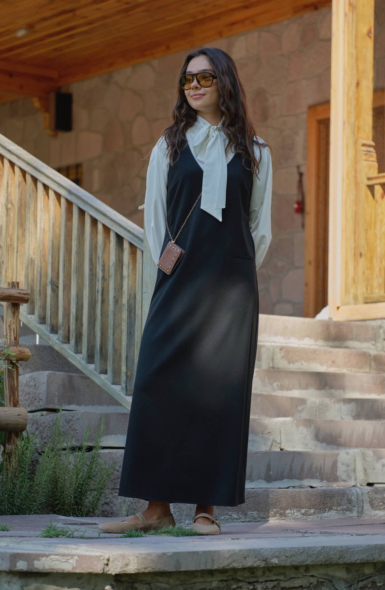 Gabardin Siyah Jile - Fatma Atasoy