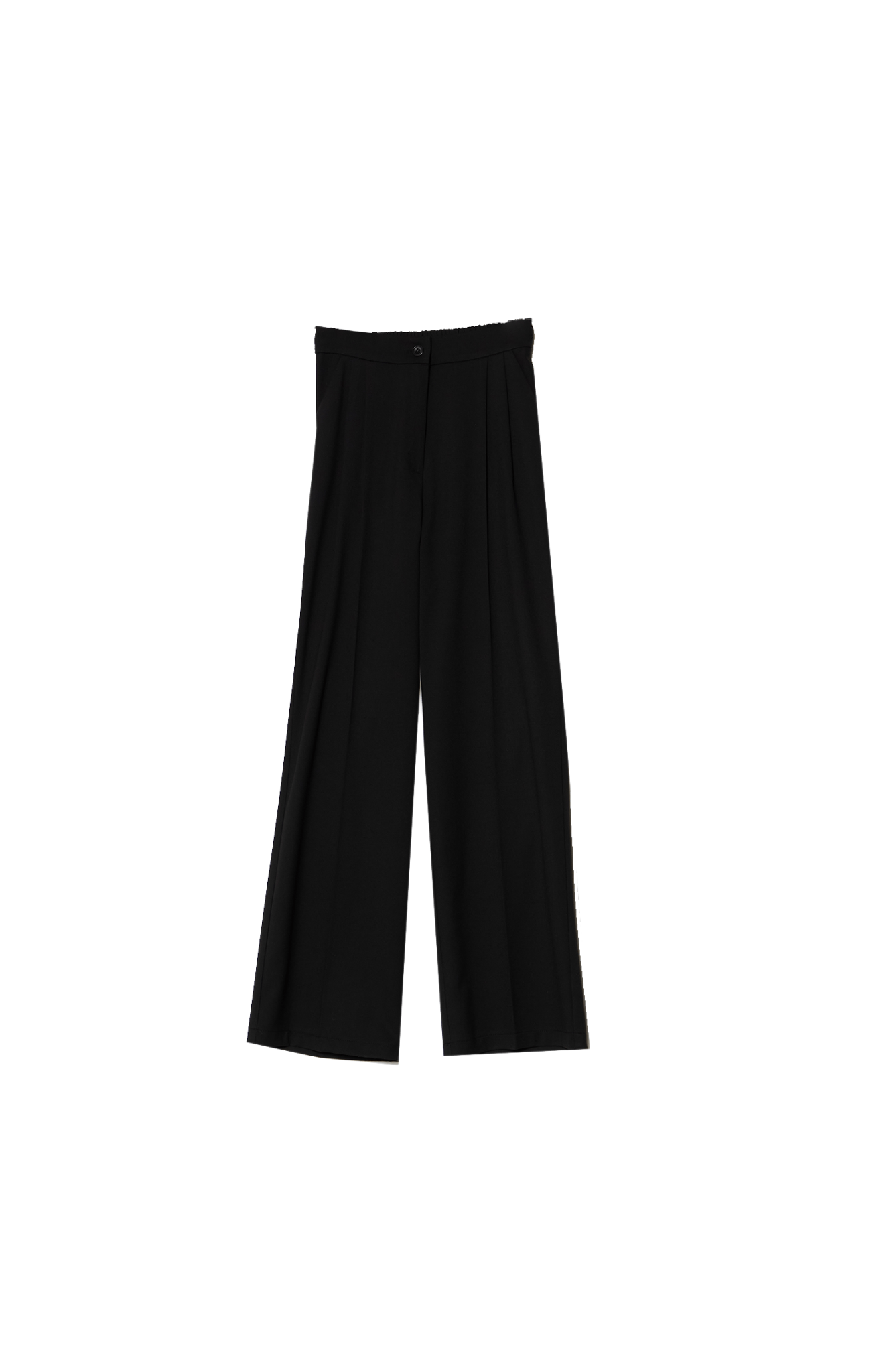 Gabardin Siyah Palazzo Pantolon - Fatma Atasoy