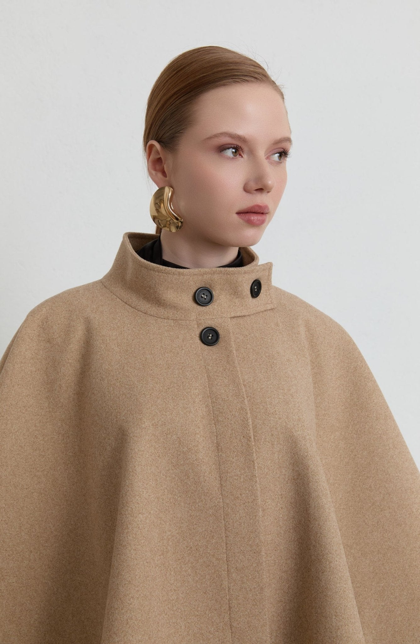 Kaşe Taş Pelerin Panço - Fatma Atasoy