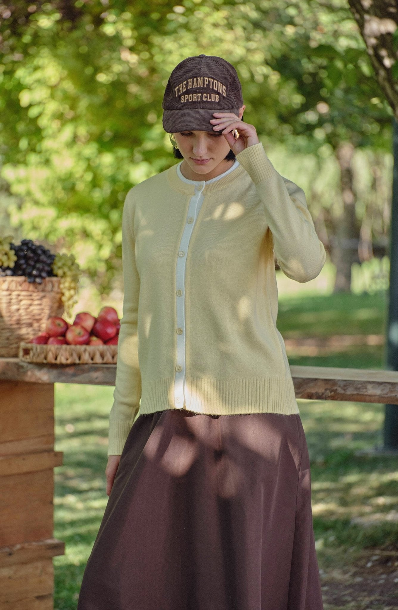 Katmanlı Kısa Butter Sarı Triko Hırka - Fatma Atasoy