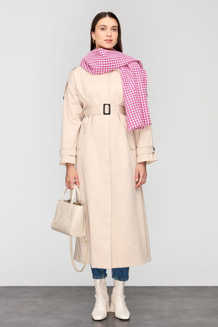 Kazayağı Atkı Pembe - Fatma Atasoy