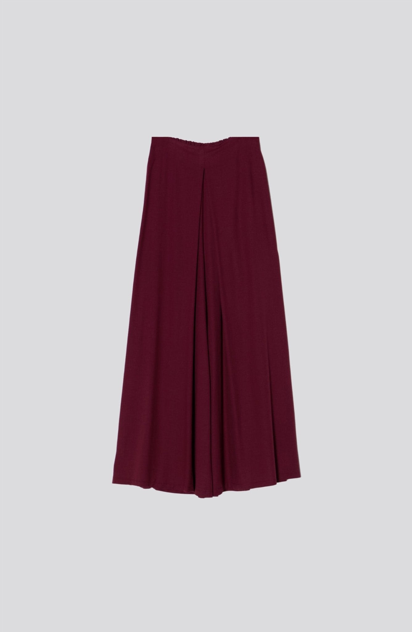 Keten Bordo Etek Pantolon - Fatma Atasoy