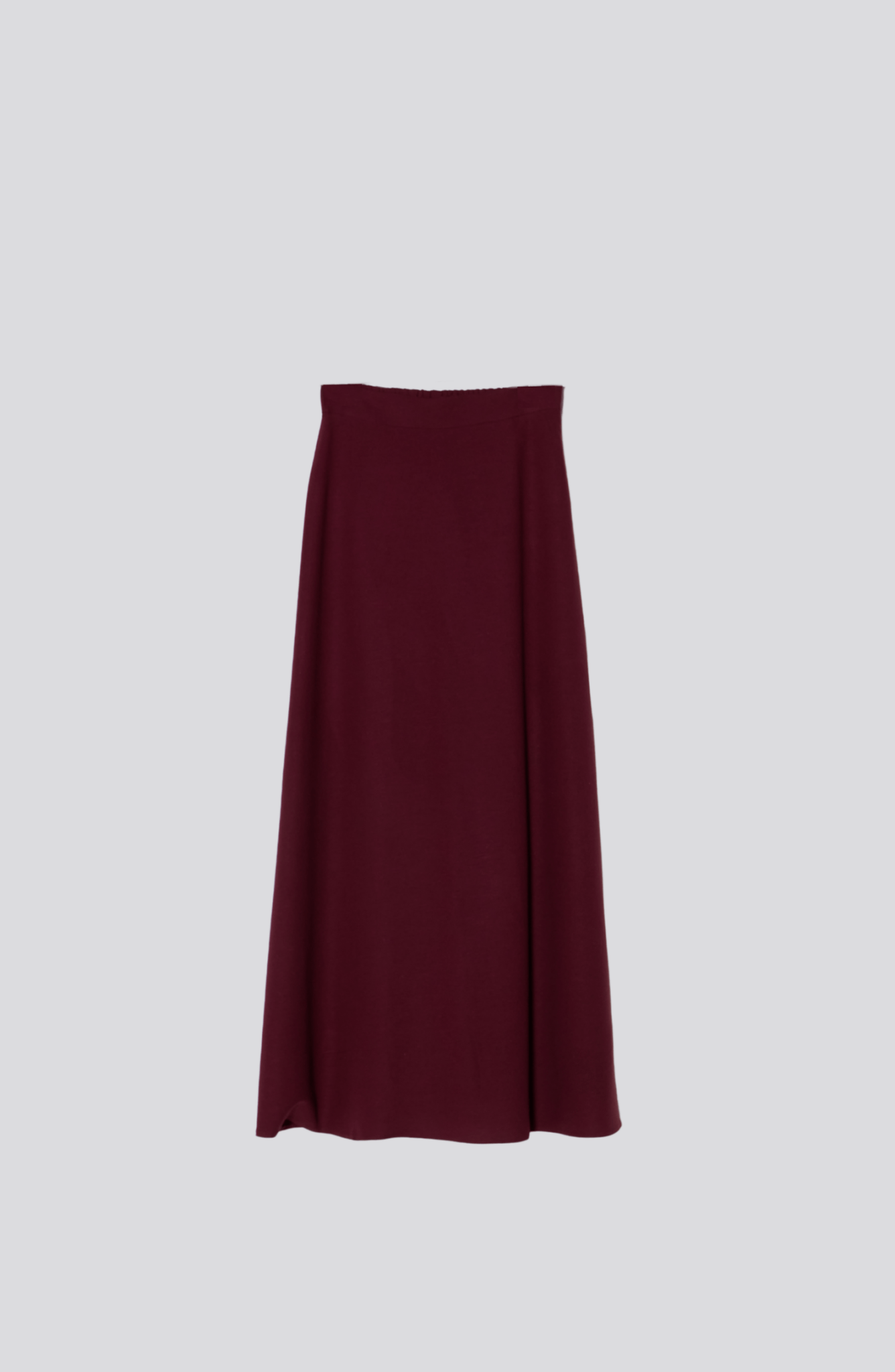 Keten Bordo Kloş Etek - Fatma Atasoy