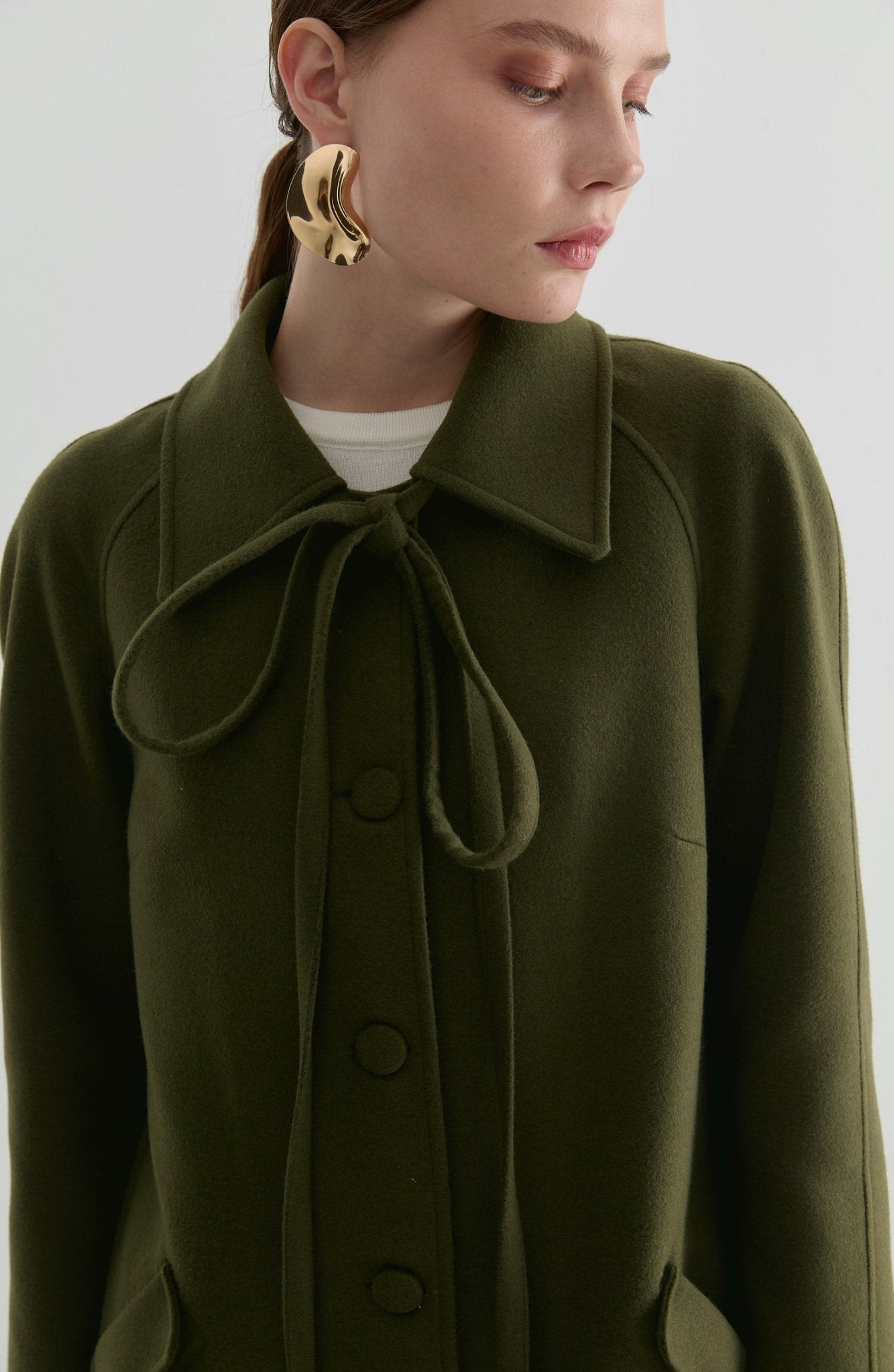 Kore Haki Kaşmir Kaban - Fatma Atasoy