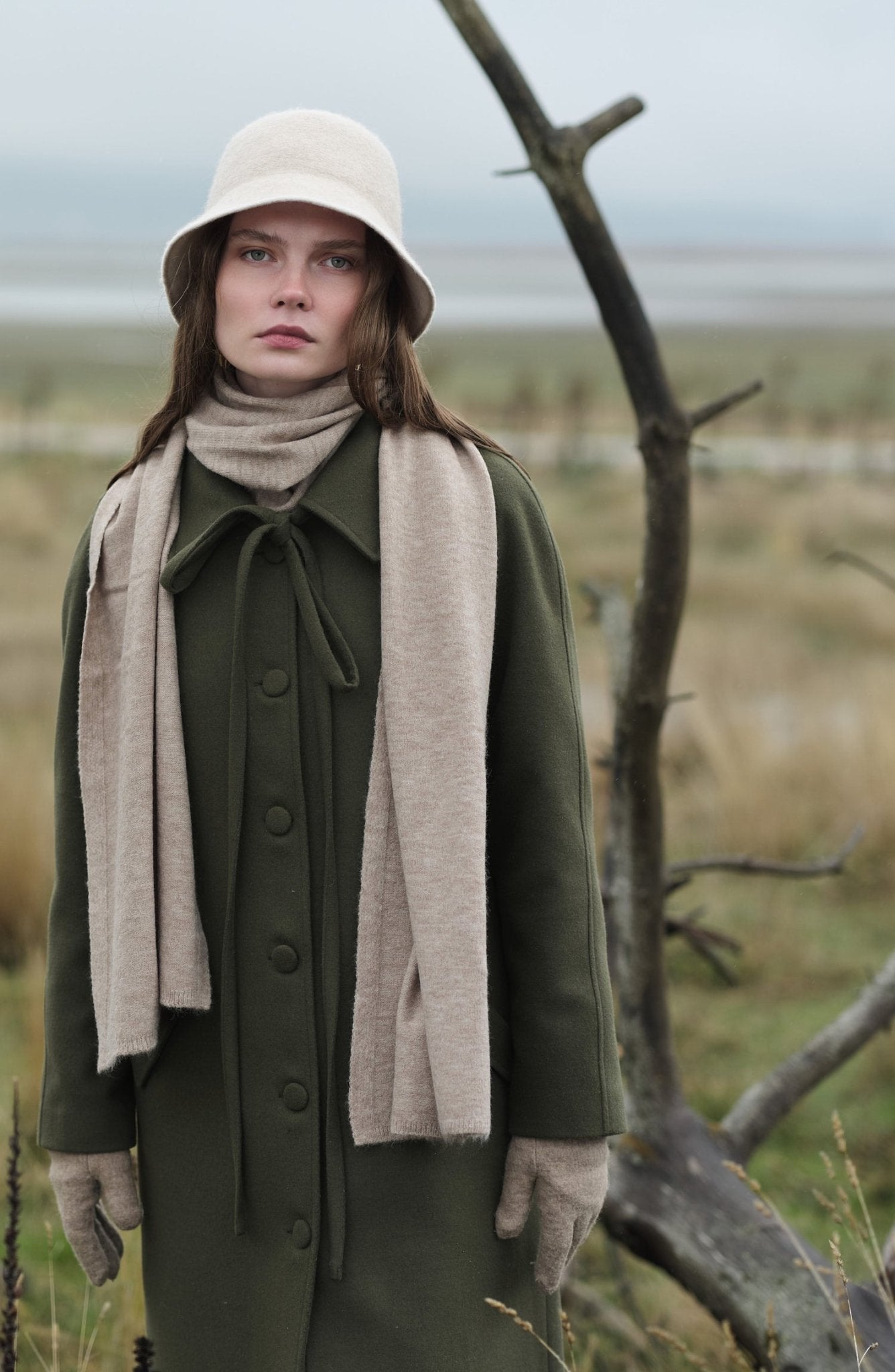 Kore Haki Kaşmir Kaban - Fatma Atasoy