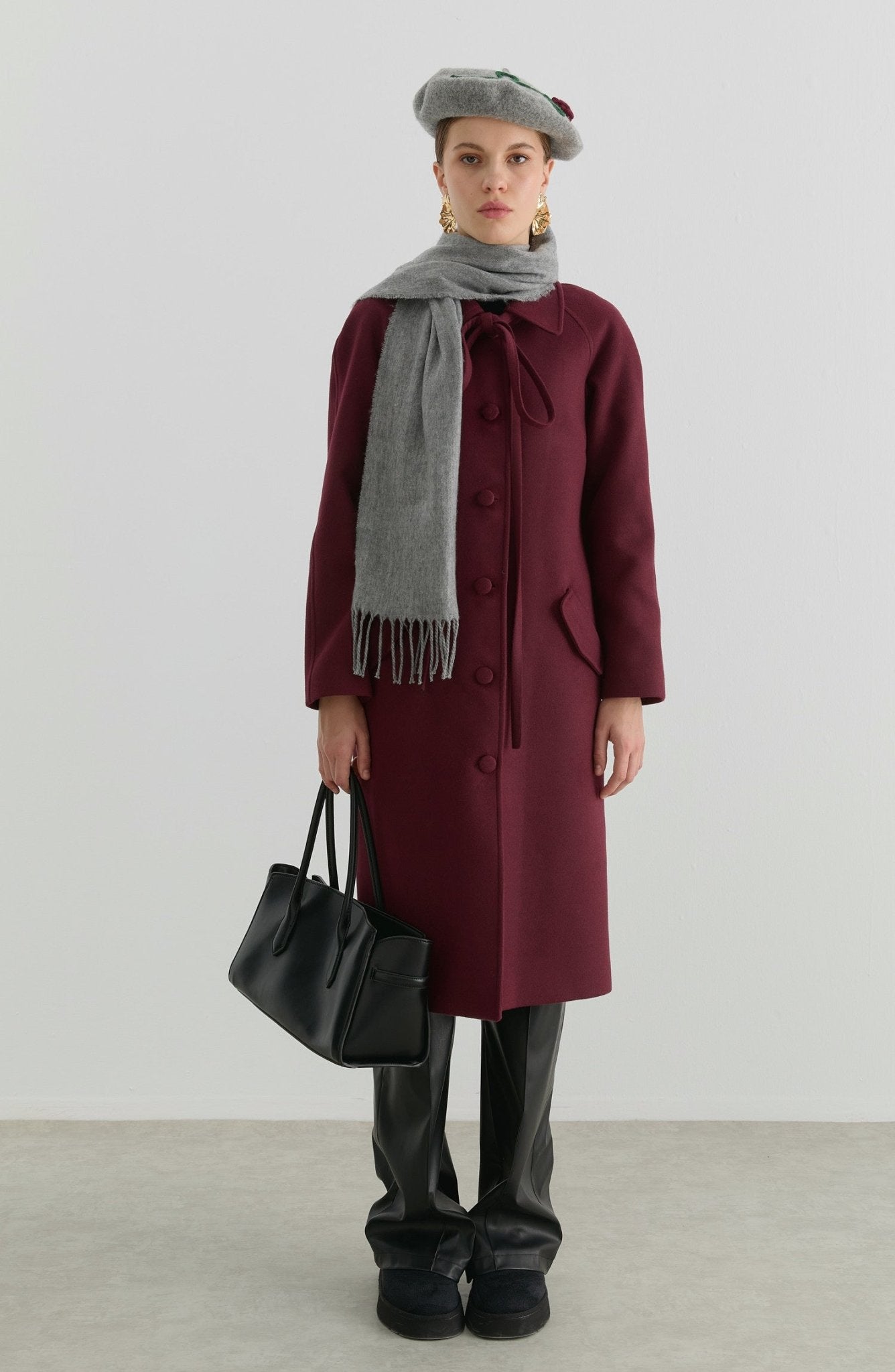 Kore Vişne Kaşmir Kaban - Fatma Atasoy