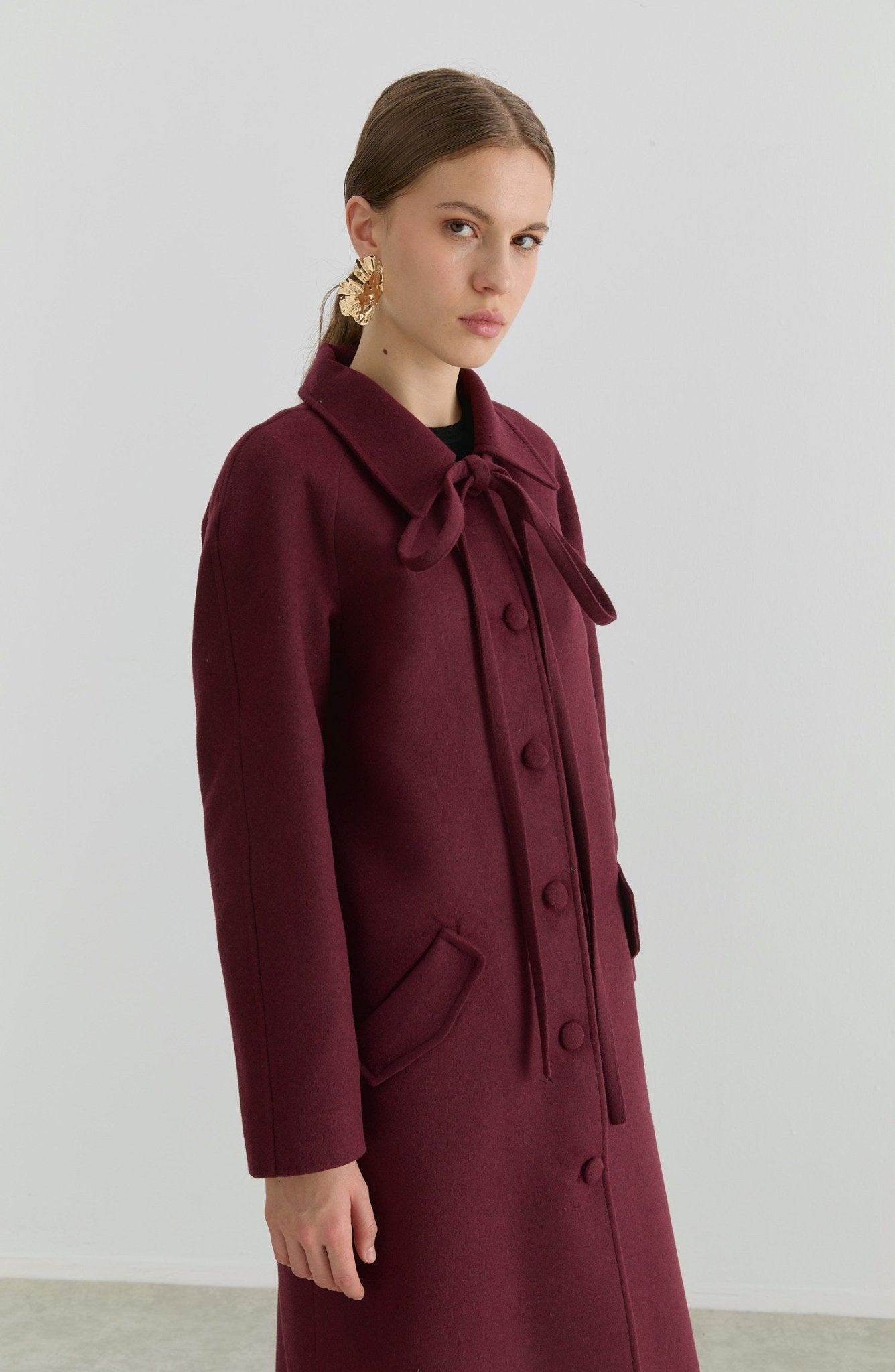 Kore Vişne Kaşmir Kaban - Fatma Atasoy