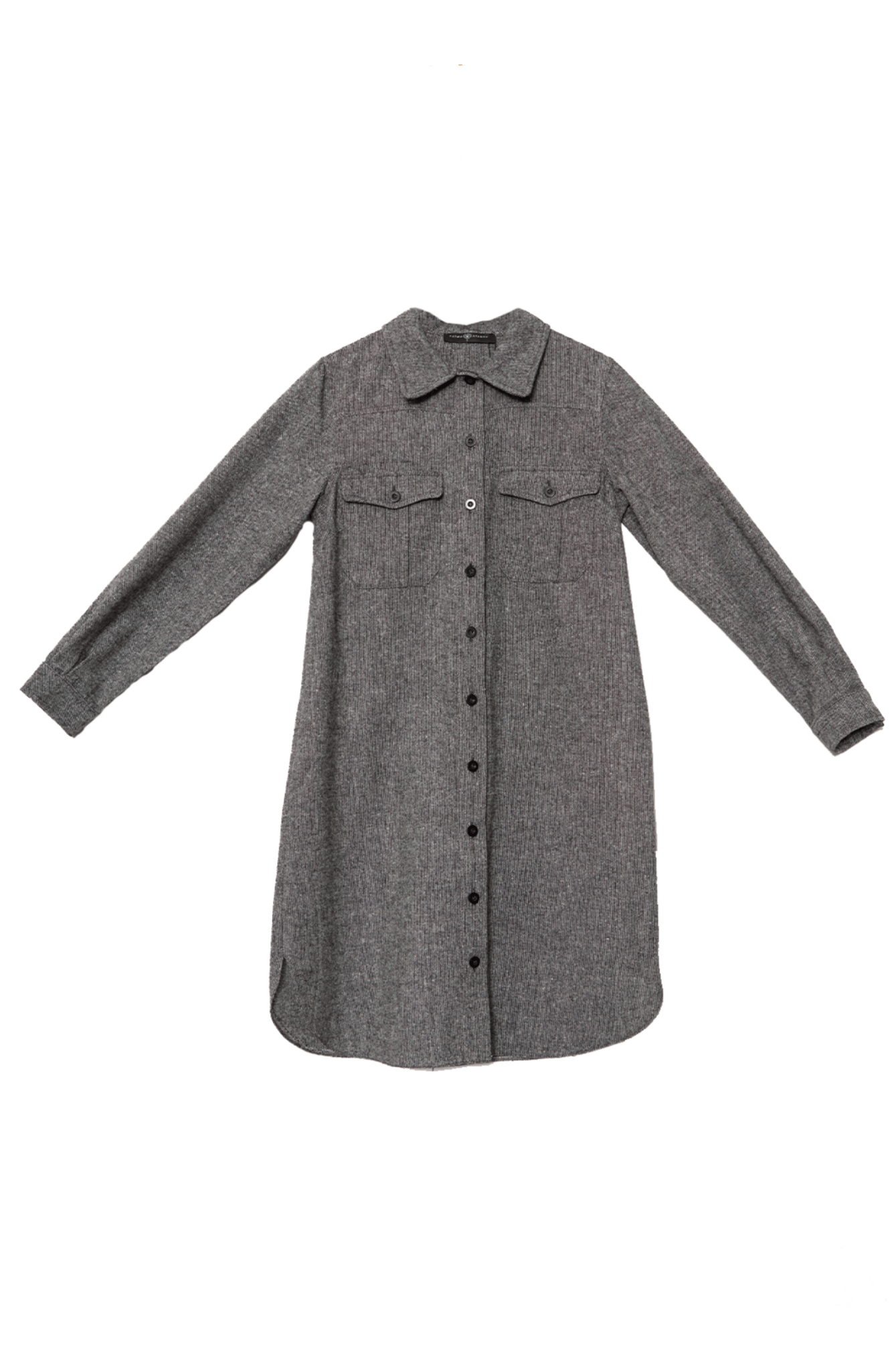 Körük Cepli Siyah Tüvit Gömlek Ceket - Fatma Atasoy