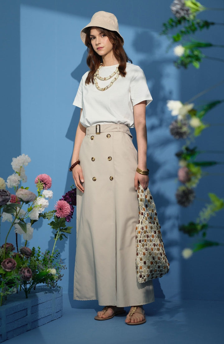 Kruvaze Trenç Taş Etek - Fatma Atasoy