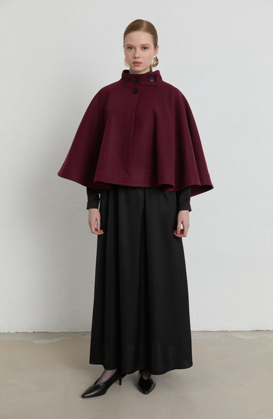 Lastikli Siyah Saten Etek - Fatma Atasoy