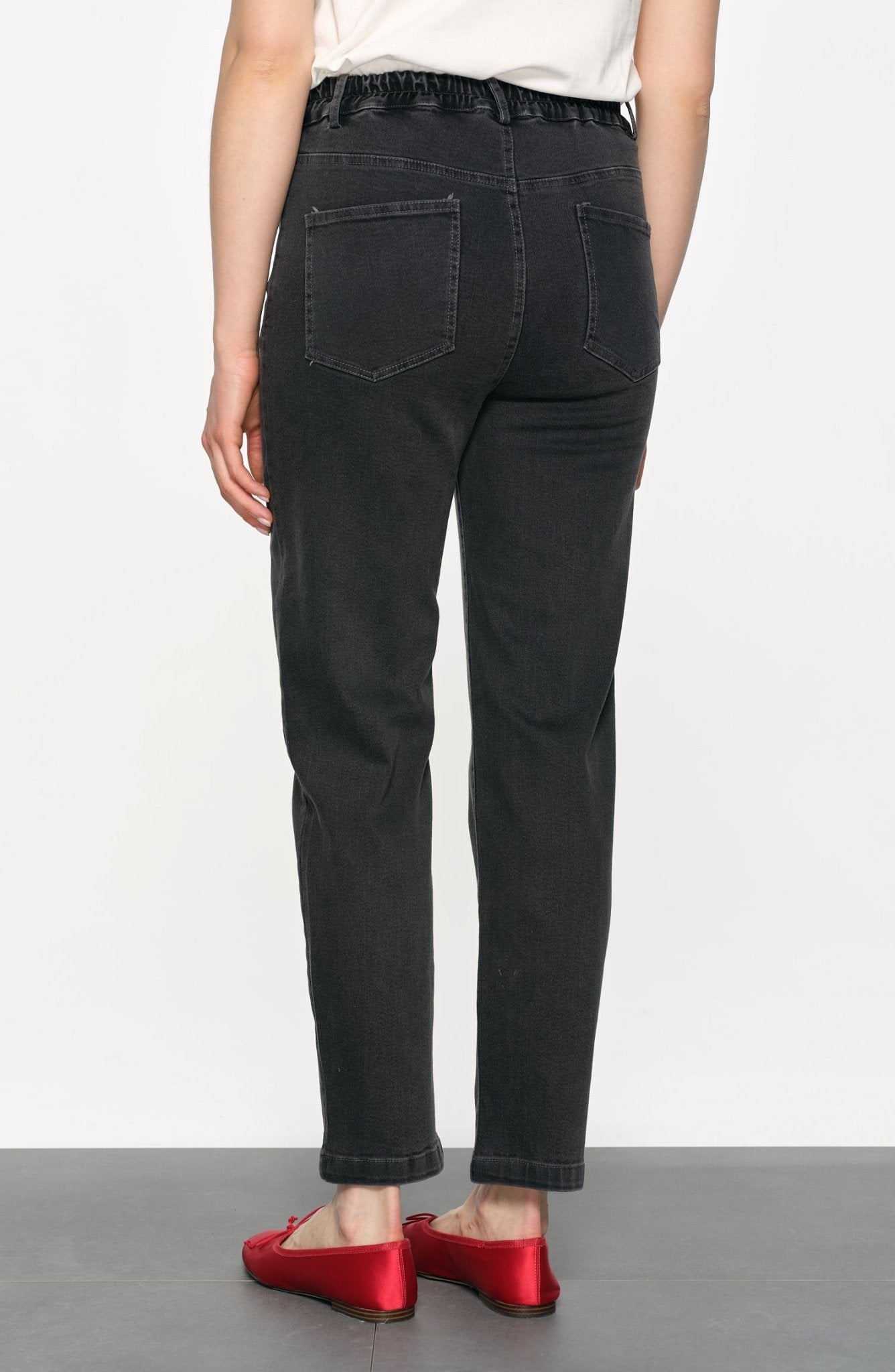Mom Gri Denim Pantolon - Fatma Atasoy