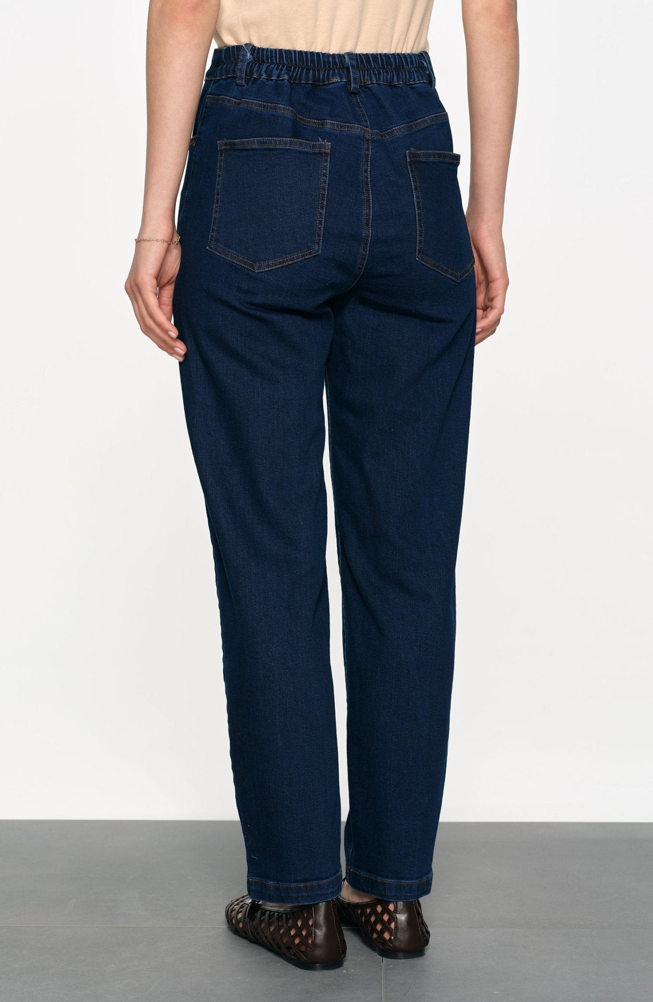 Mom Lacivert Denim Pantolon - Fatma Atasoy