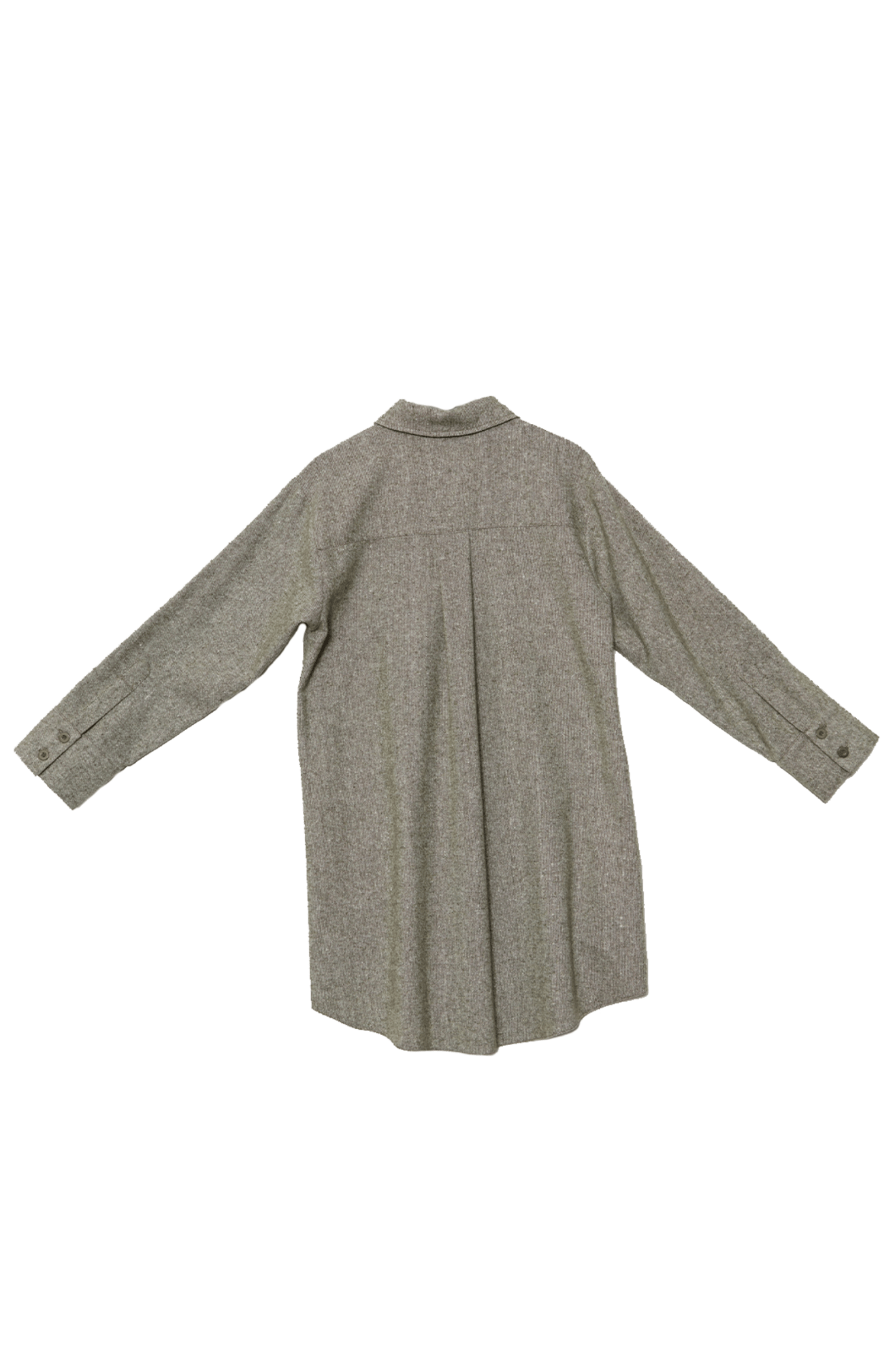 Oversize Haki Tüvit Gömlek Ceket - Fatma Atasoy