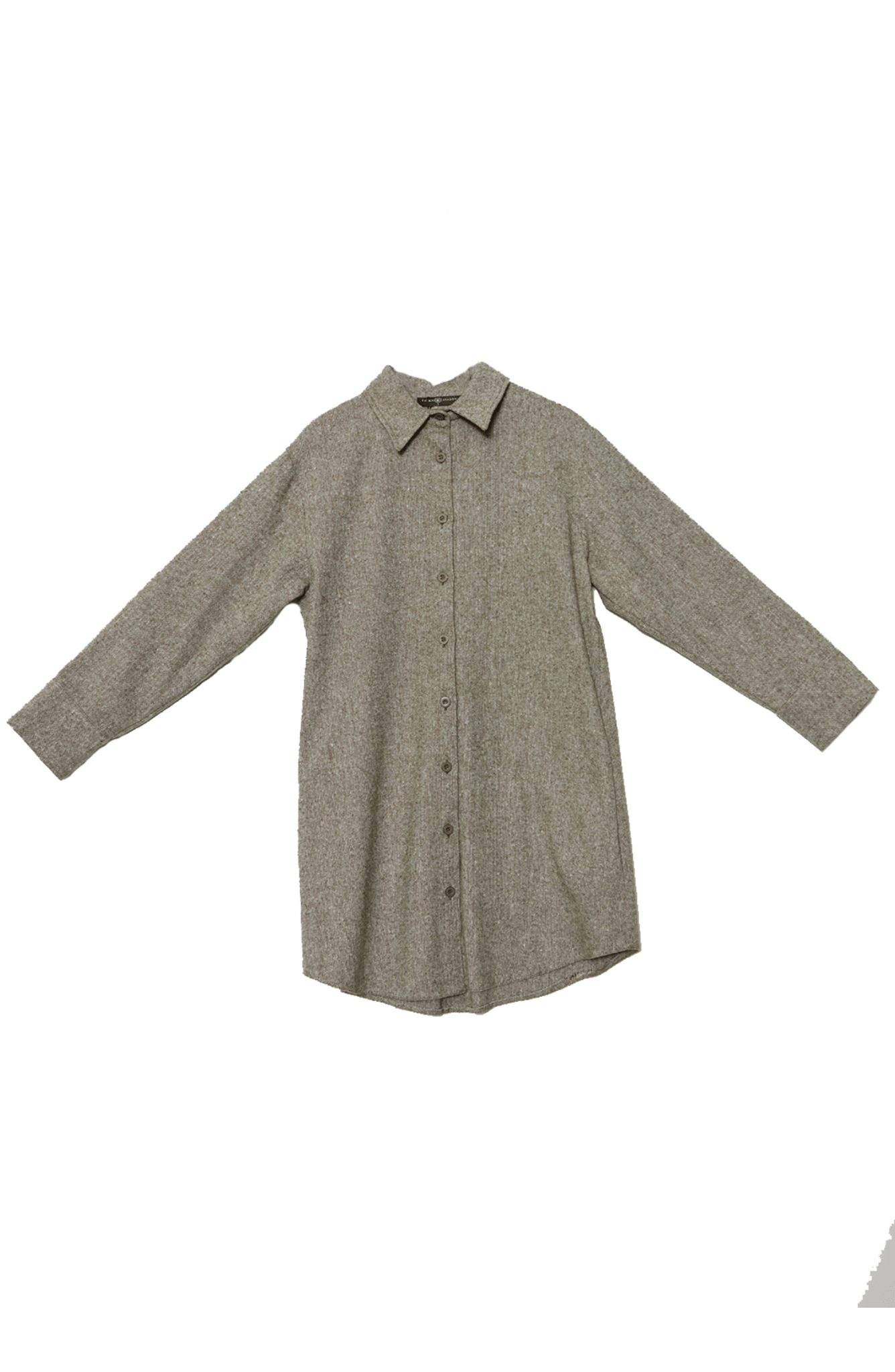 Oversize Haki Tüvit Gömlek Ceket - Fatma Atasoy