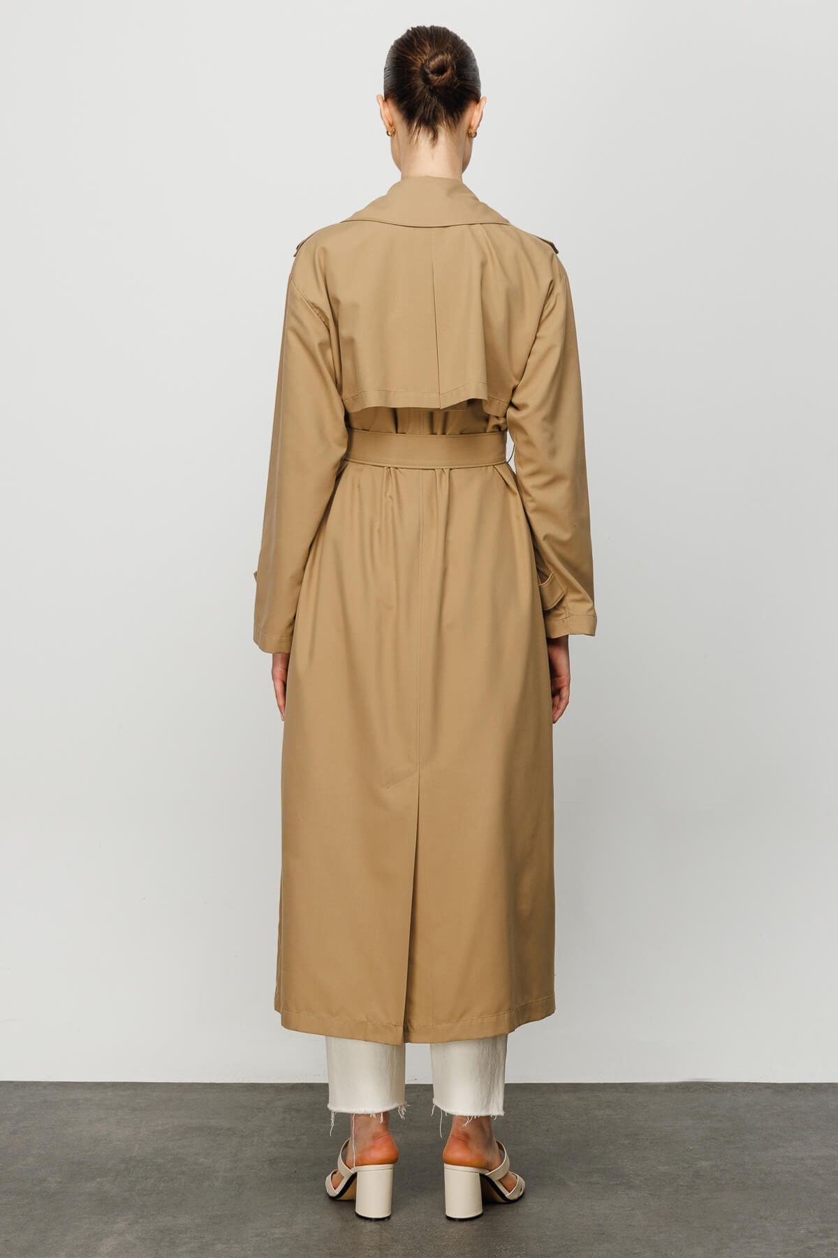 Oversize Maksi Trençkot Kraft - Fatma Atasoy