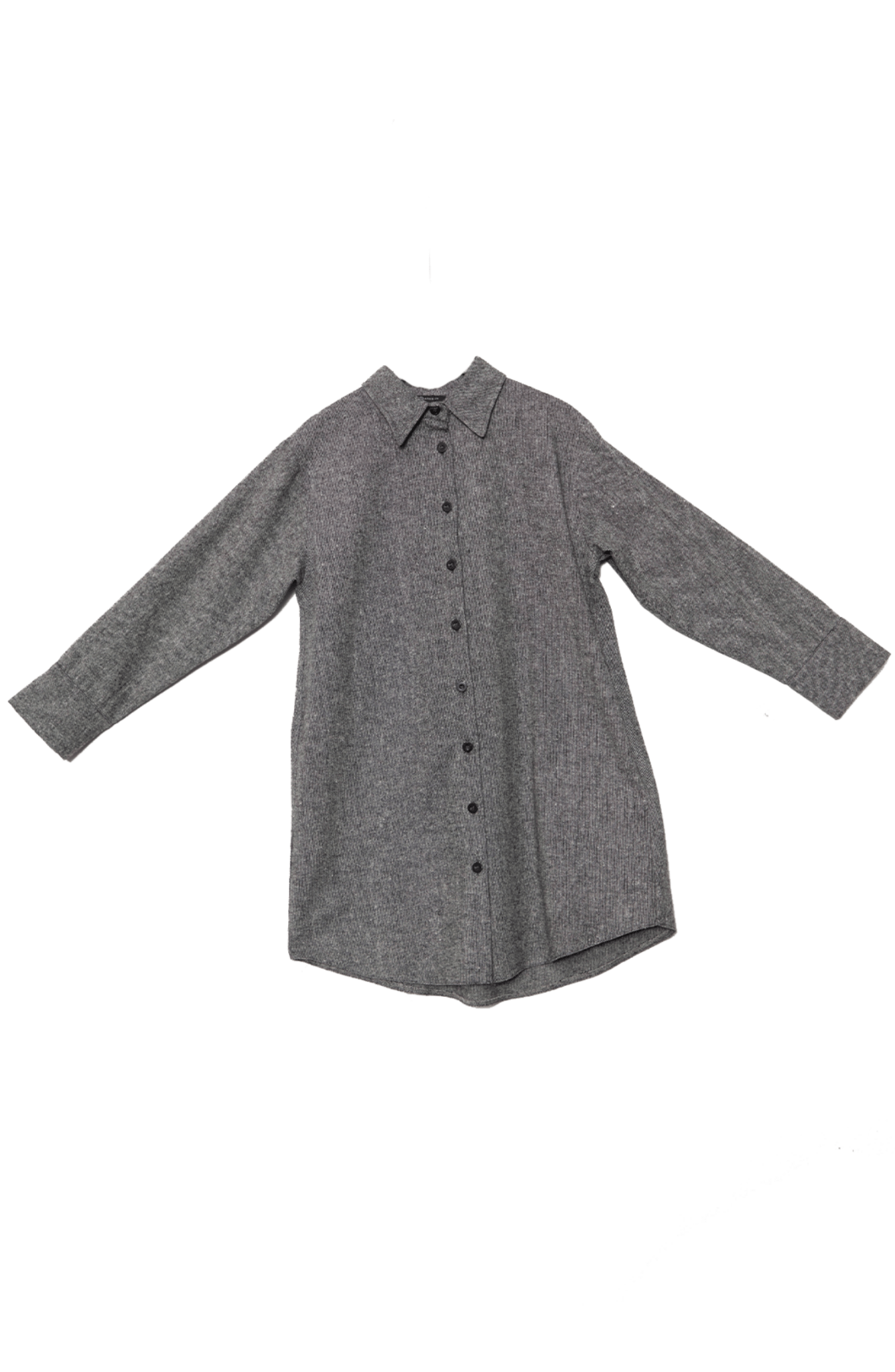 Oversize Siyah Tüvit Gömlek Ceket - Fatma Atasoy