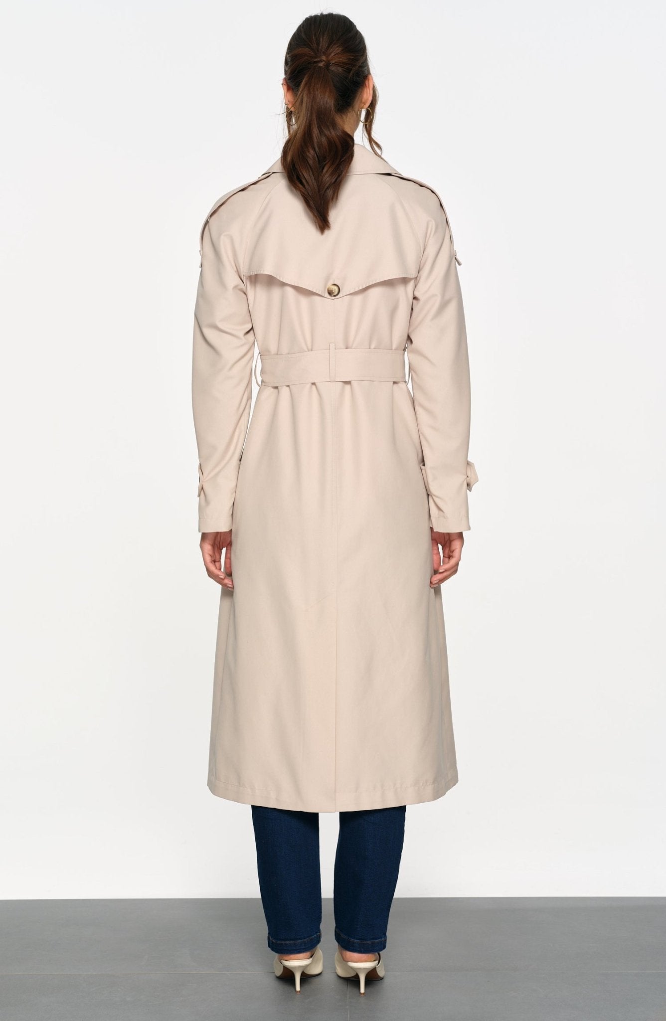 Oversize Taş Trençkot - Fatma Atasoy