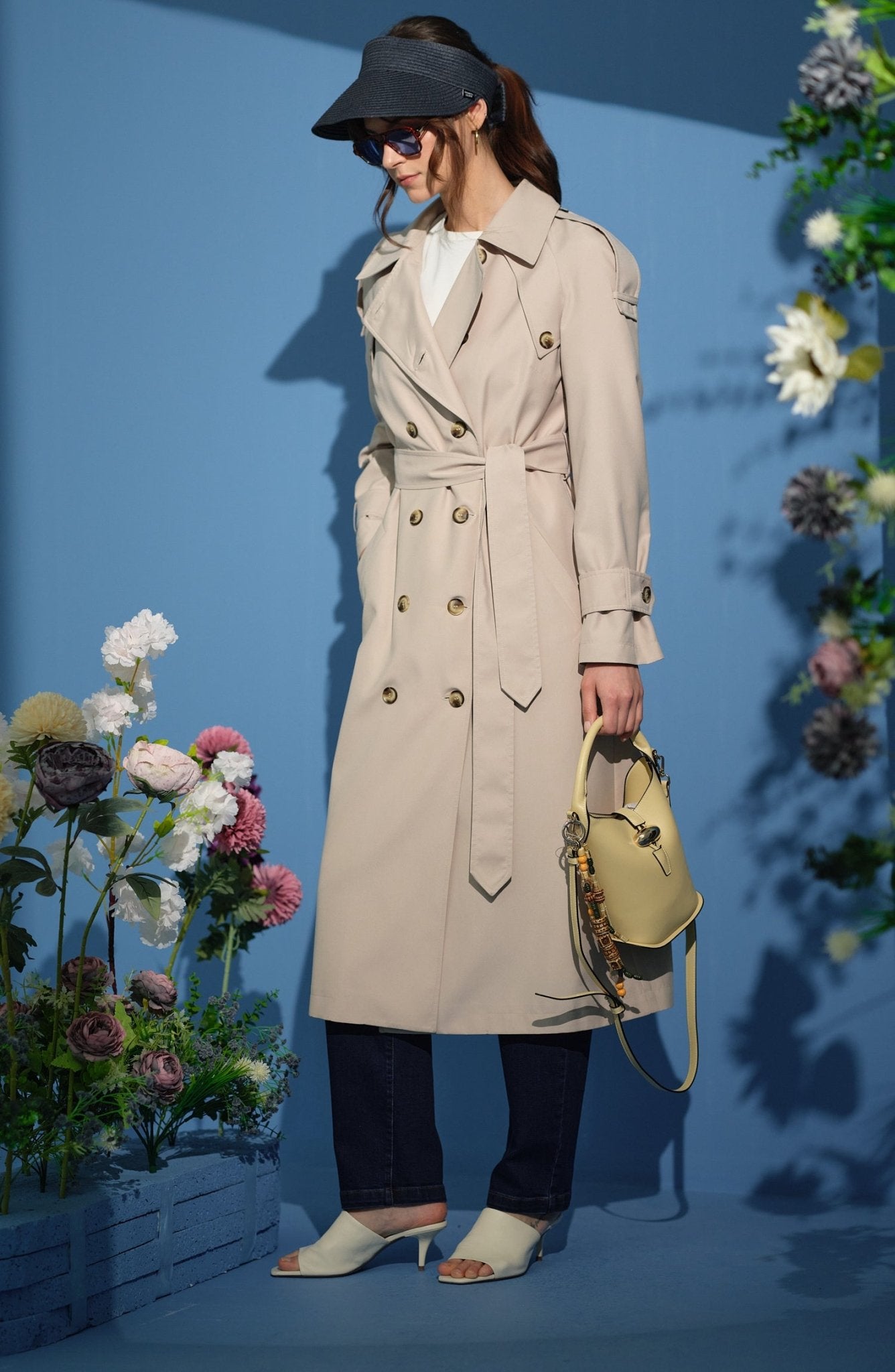 Oversize Taş Trençkot - Fatma Atasoy