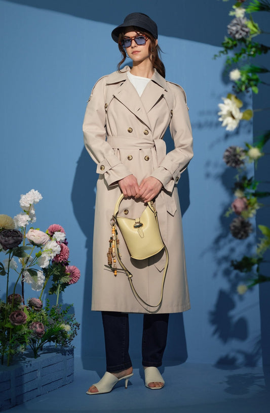 Oversize Taş Trençkot - Fatma Atasoy