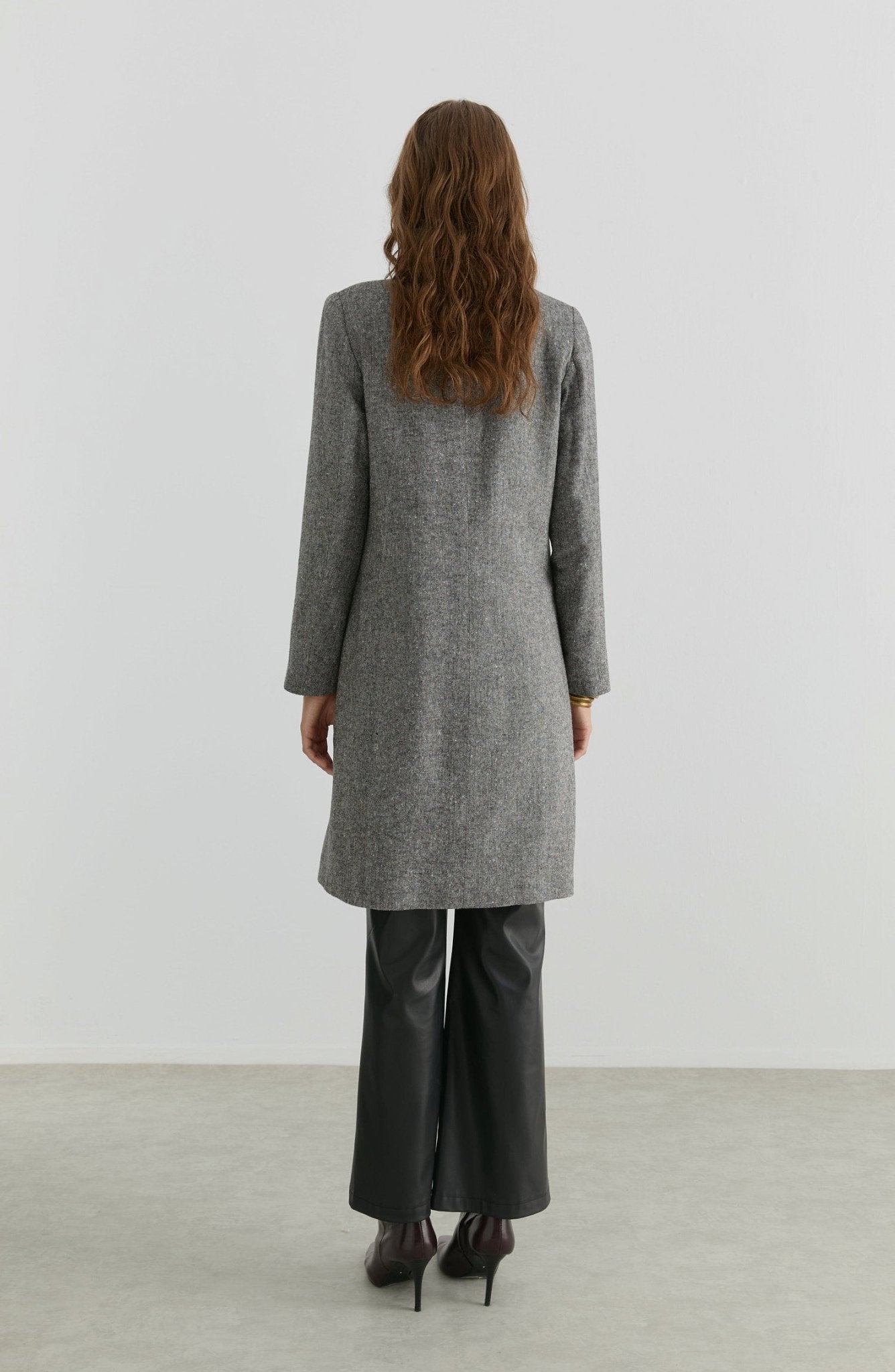 Palazzo Siyah Tüvit Ceket - Fatma Atasoy