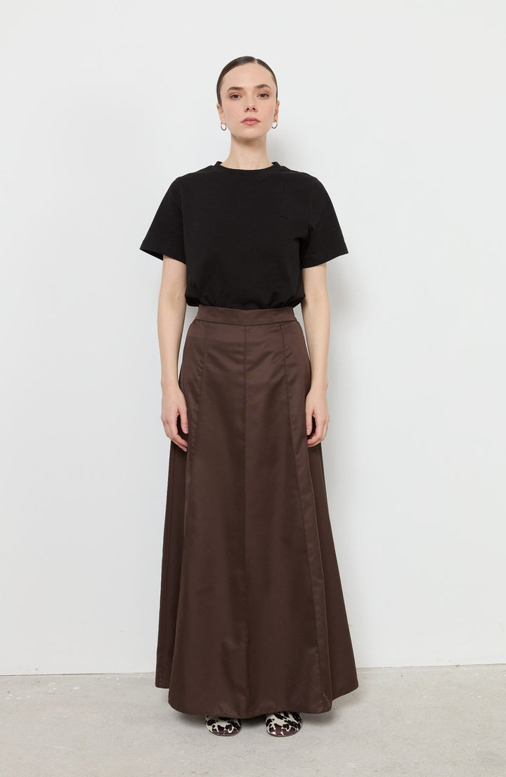 Parçalı Etek Acı Kahve - Fatma Atasoy