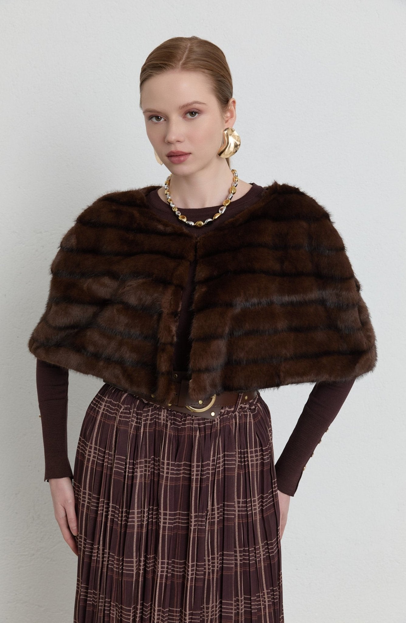 Peluş Kahverengi Kürk Etol - Fatma Atasoy