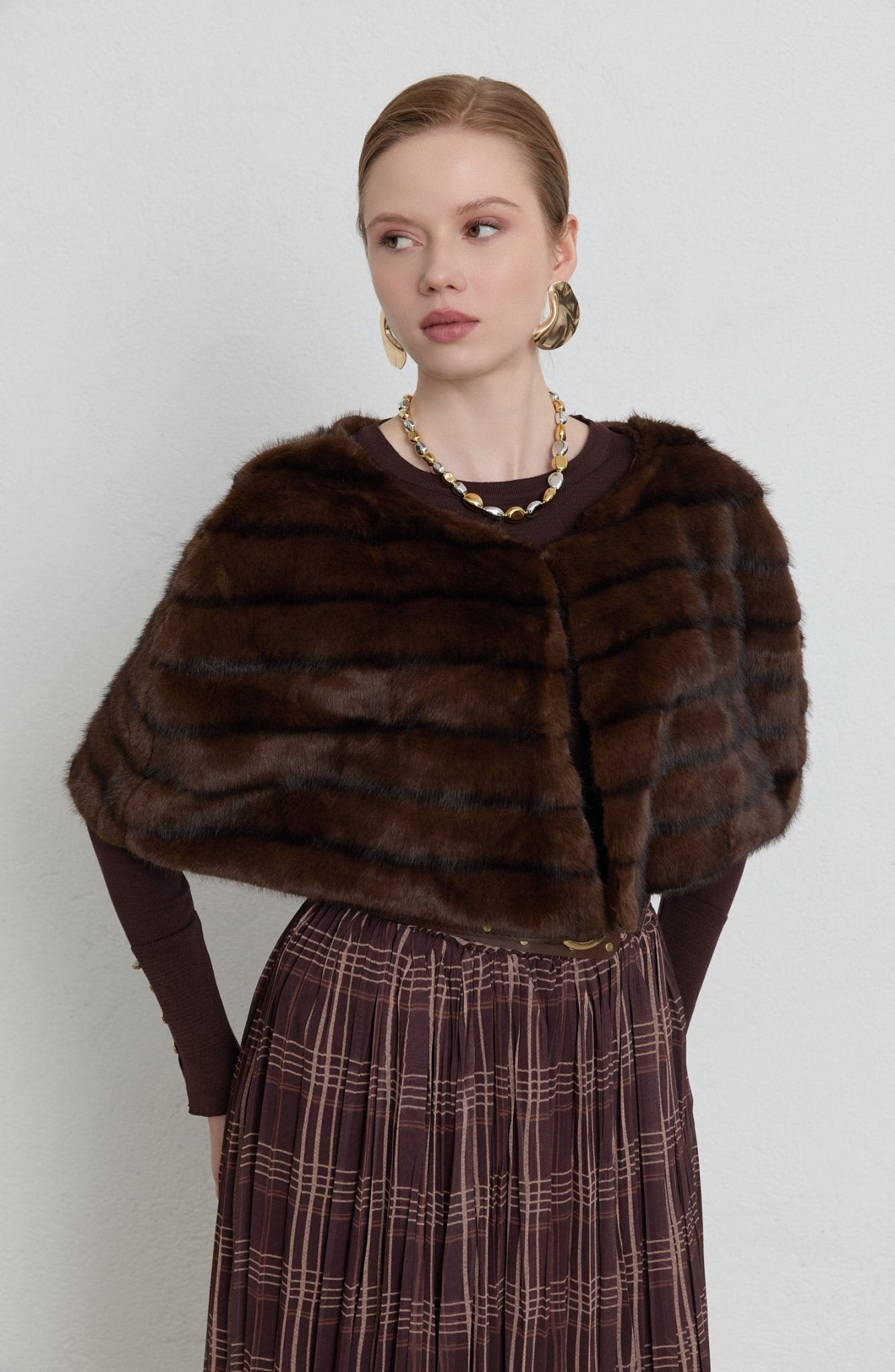 Peluş Kahverengi Kürk Etol - Fatma Atasoy