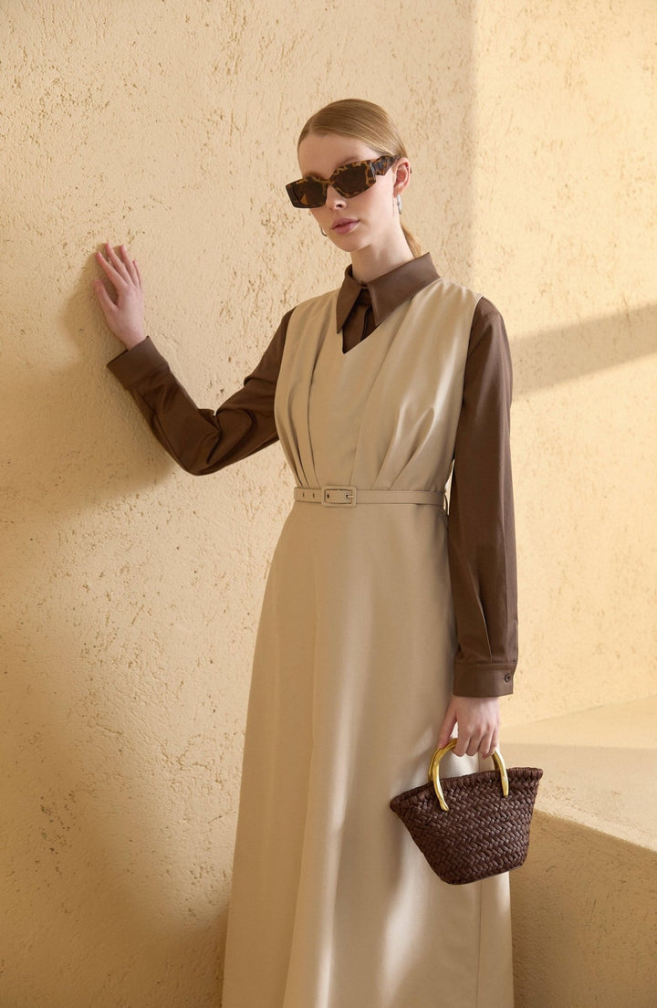 Pileli Kaplama Kemerli Taş Jile - Fatma Atasoy