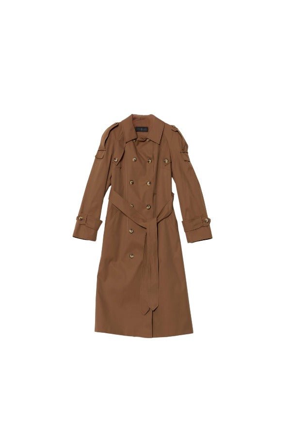 Premium Mocha Oversize Trençkot - Fatma Atasoy