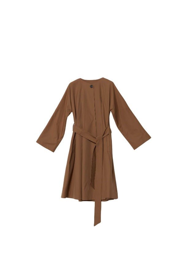 Premium Mocha Pelerin Trençkot - Fatma Atasoy