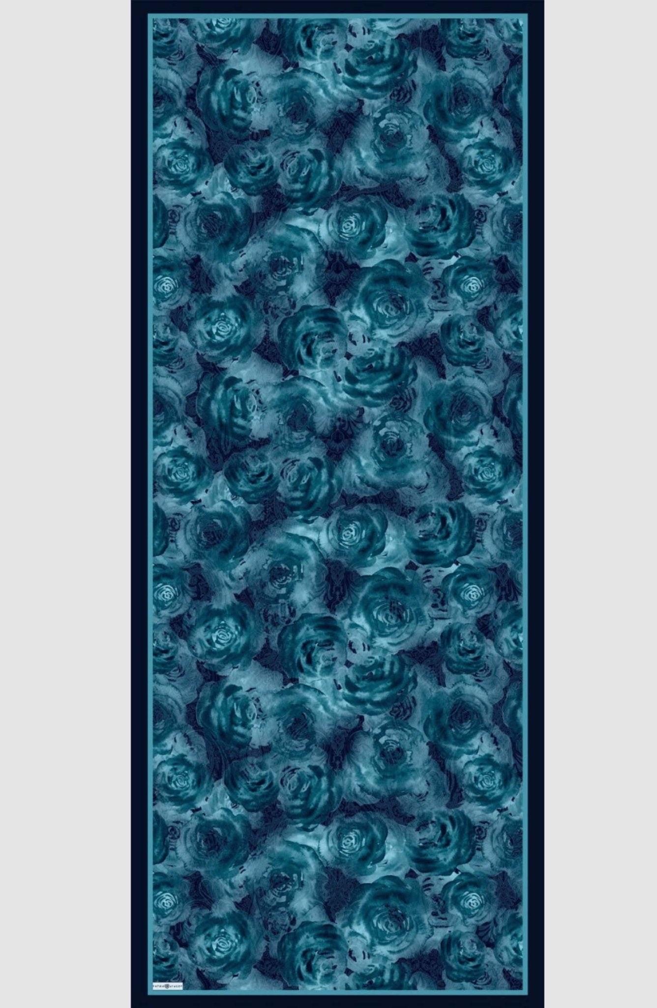 Rose Saks Desenli Şal - Fatma Atasoy