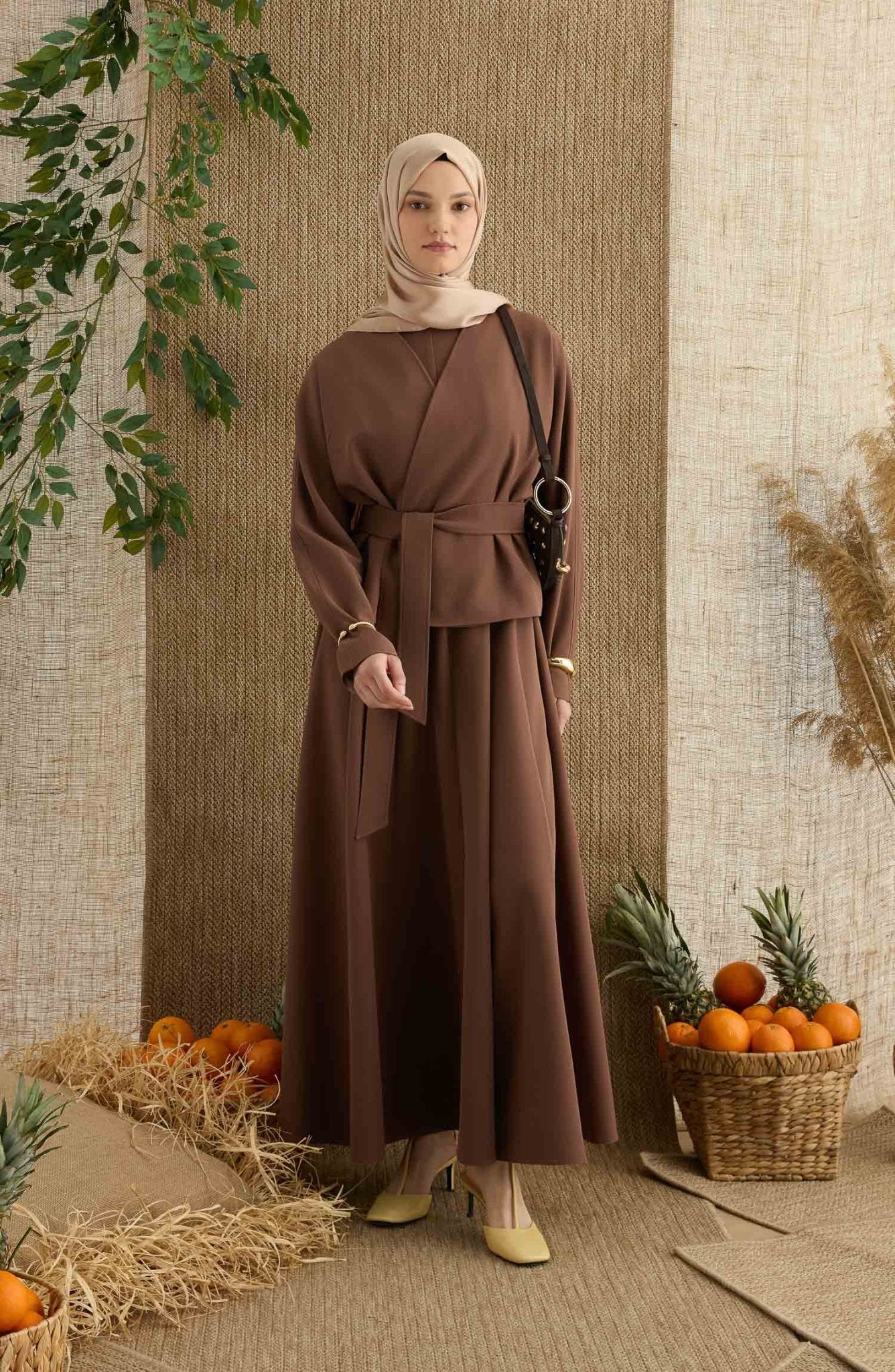 Saten Bisküvi Janjan Şal - Fatma Atasoy